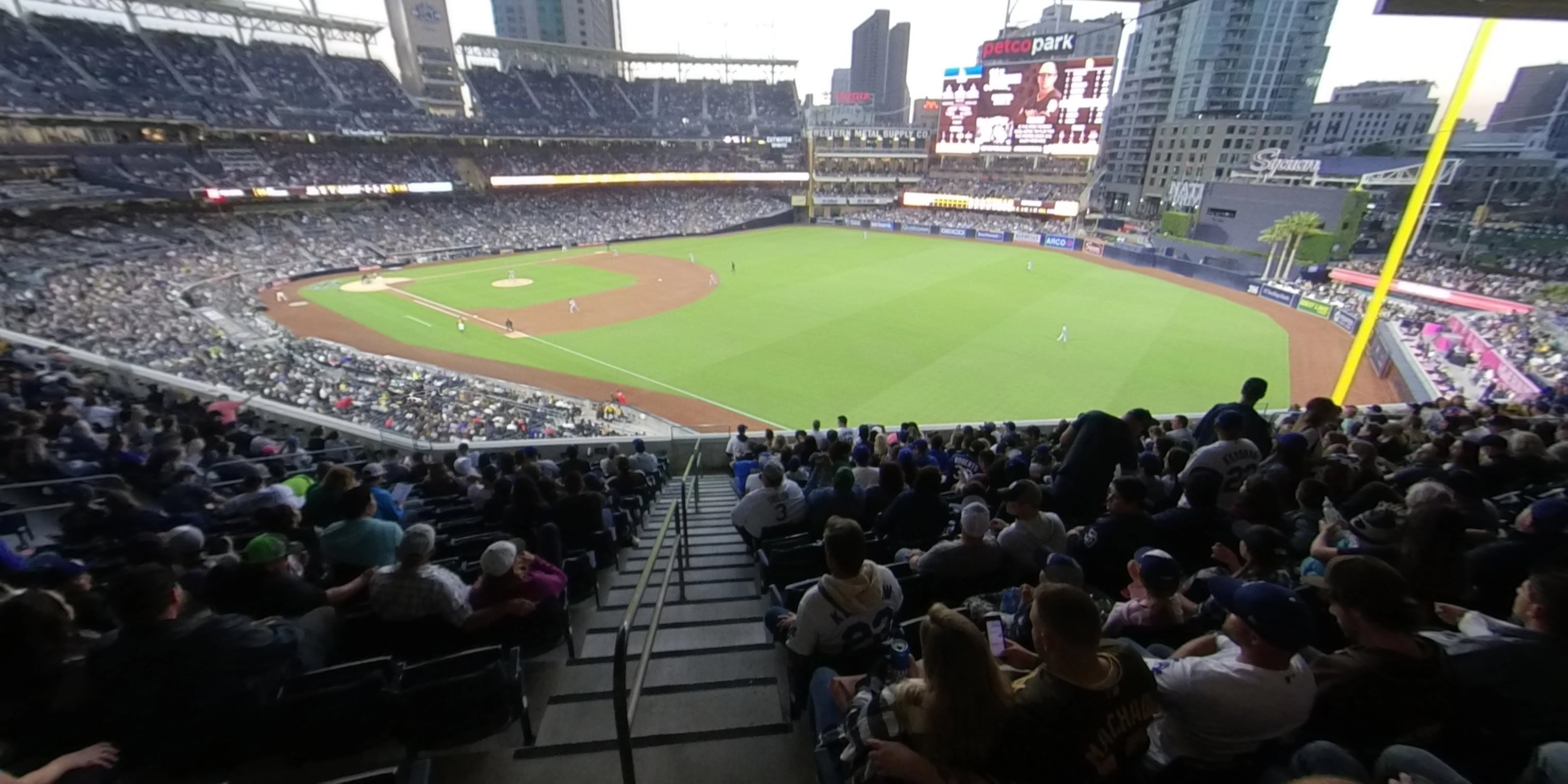 section 219 panoramic seat view  for baseball - petco park