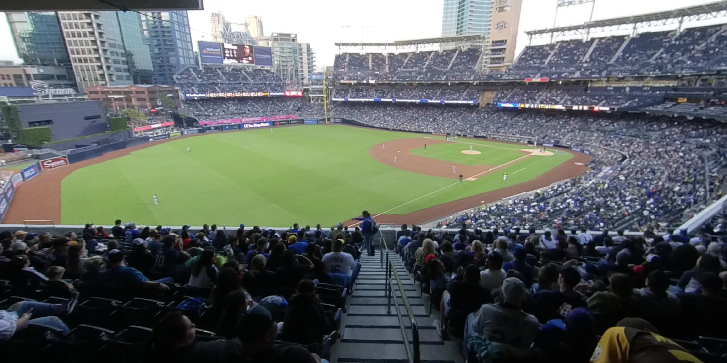 section 220 panoramic seat view  for baseball - petco park