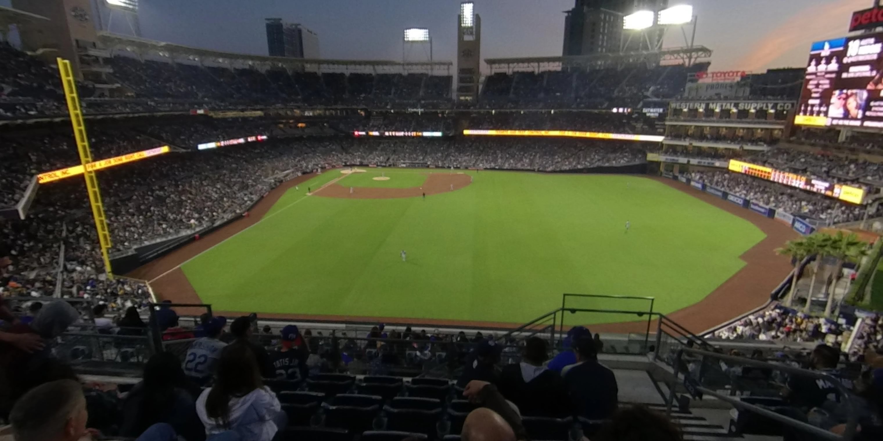 section 235 panoramic seat view  for baseball - petco park