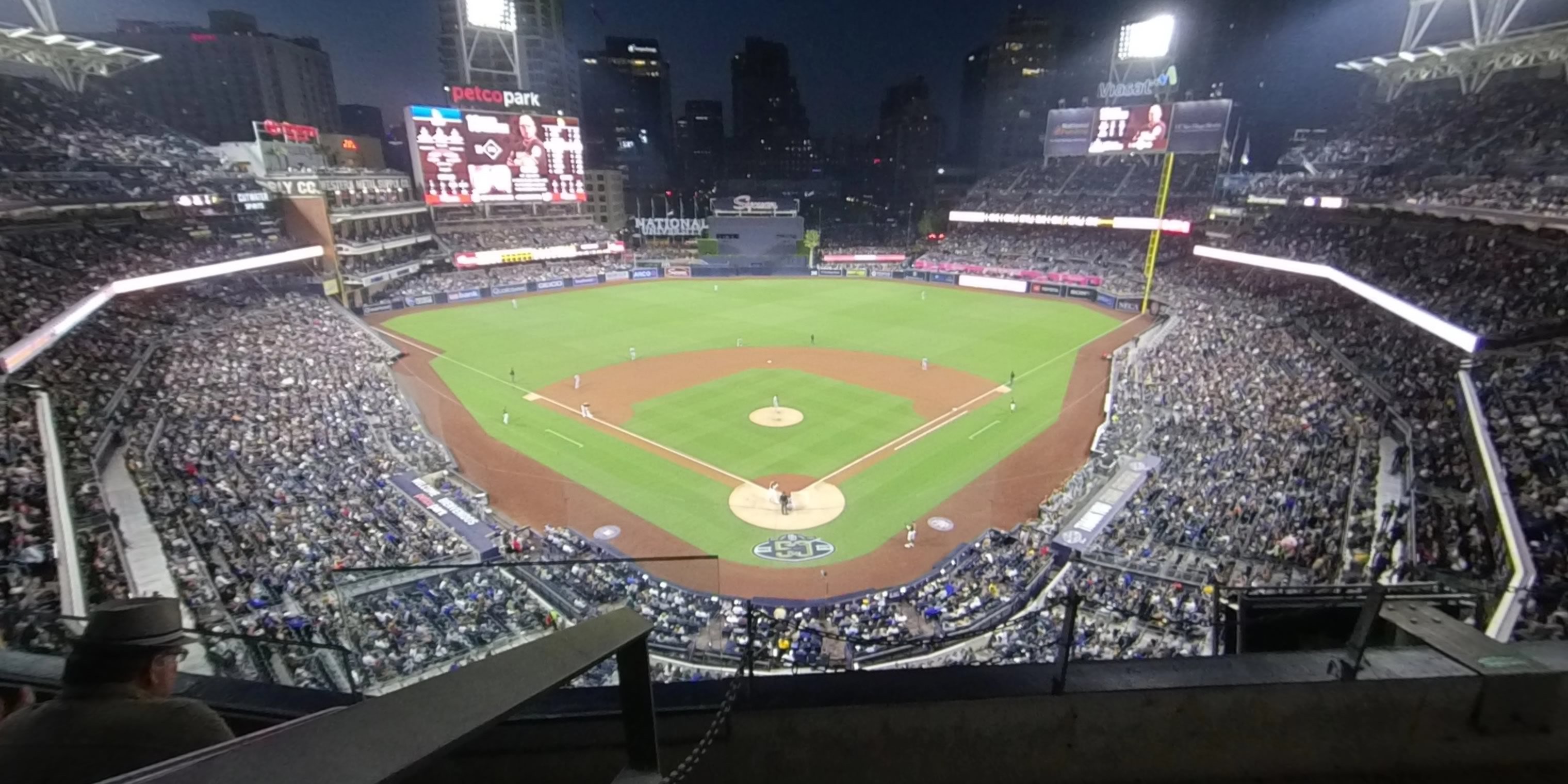 section 300 panoramic seat view  for baseball - petco park