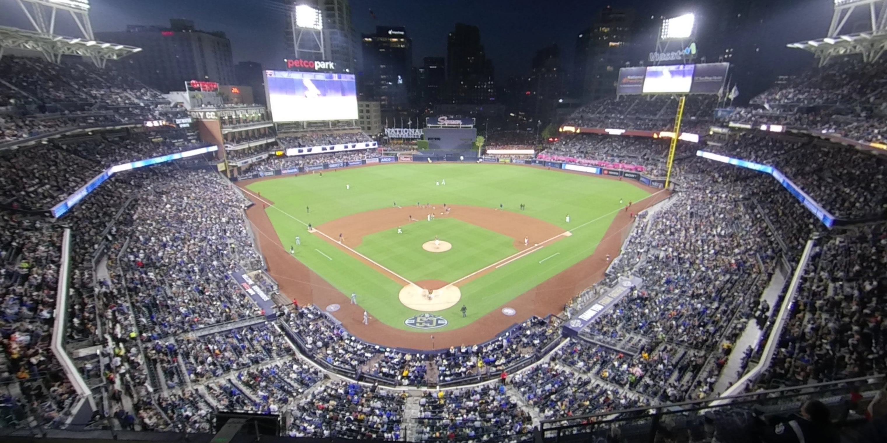 section 301 panoramic seat view  for baseball - petco park