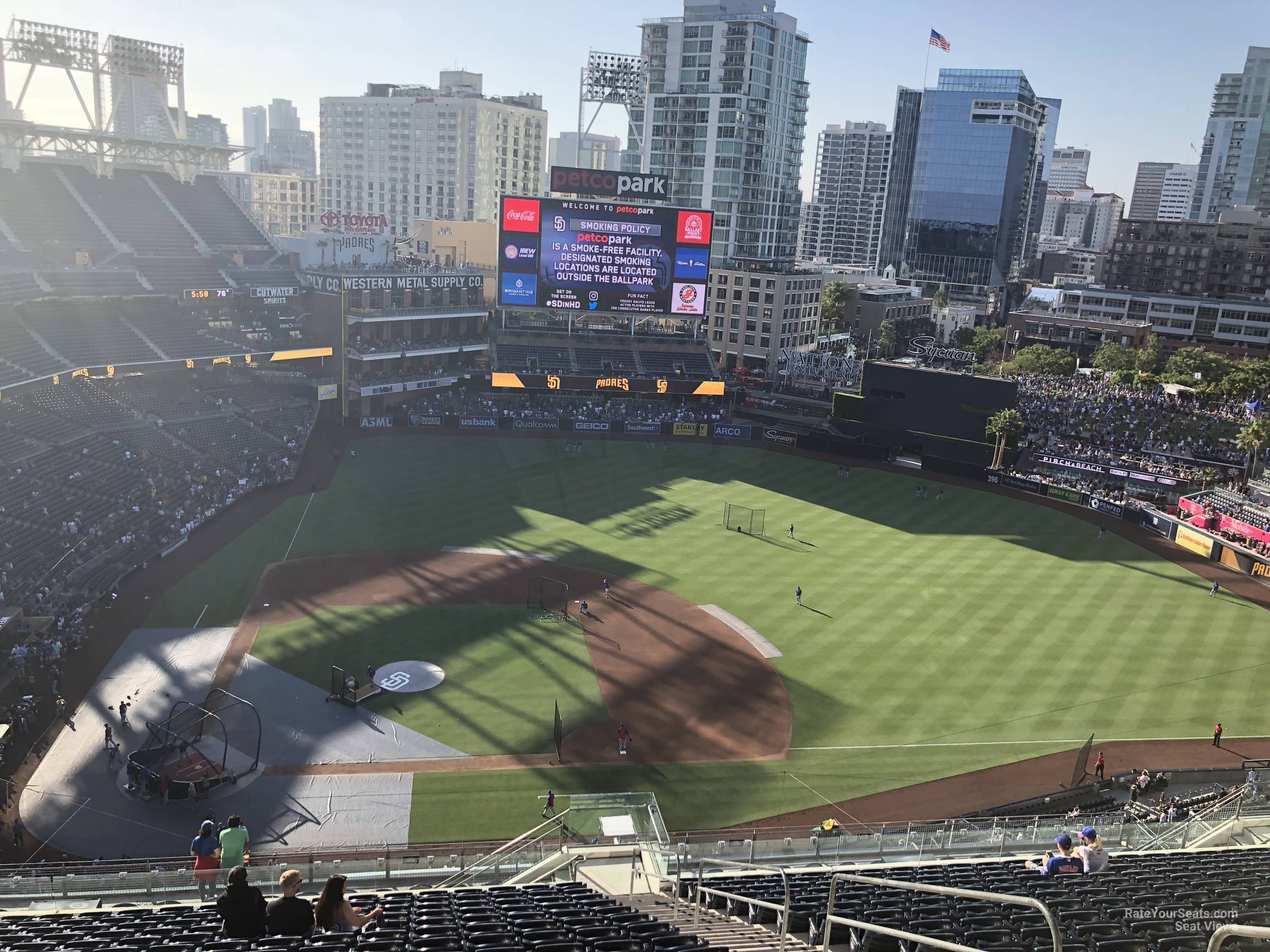 section 309, row 25 seat view  for baseball - petco park