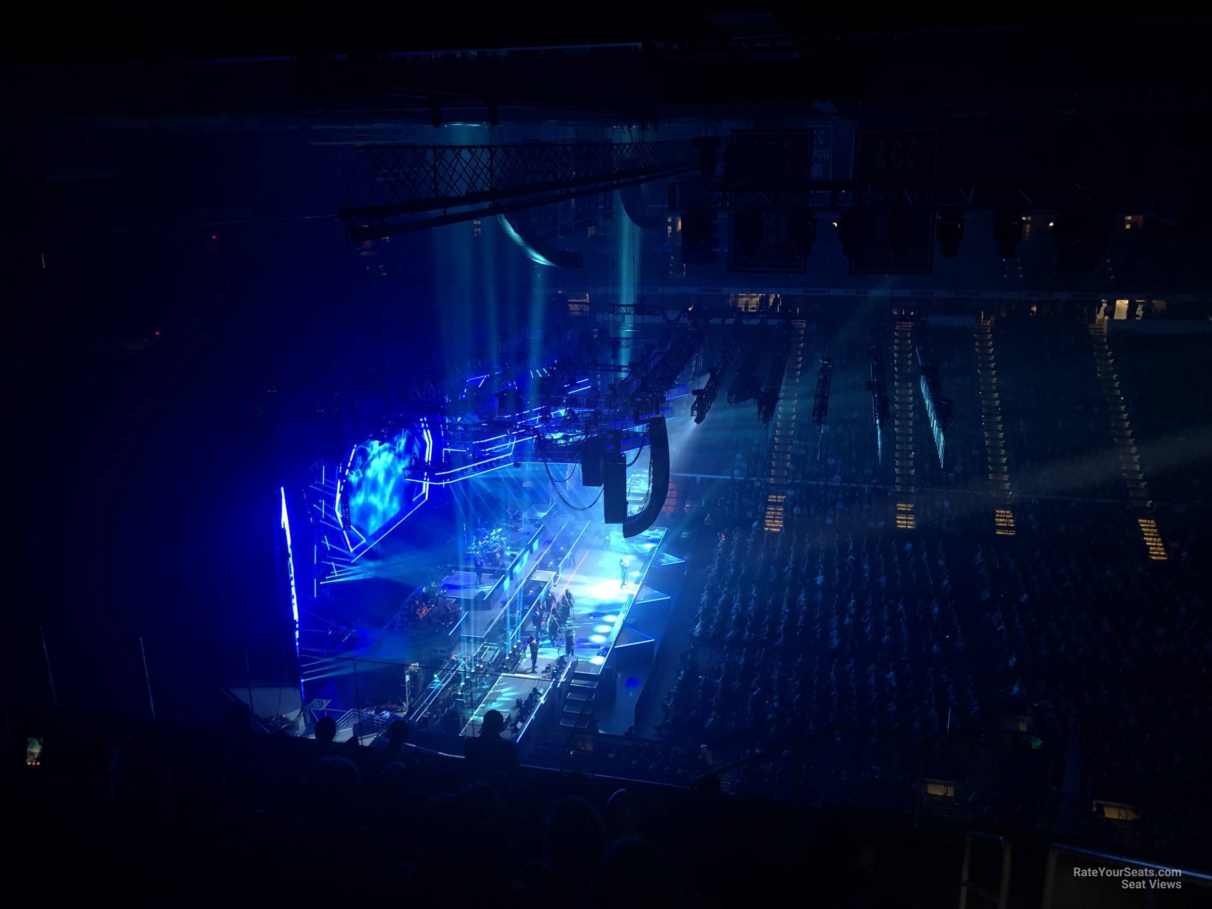 section 305, row k seat view  for concert - lenovo center
