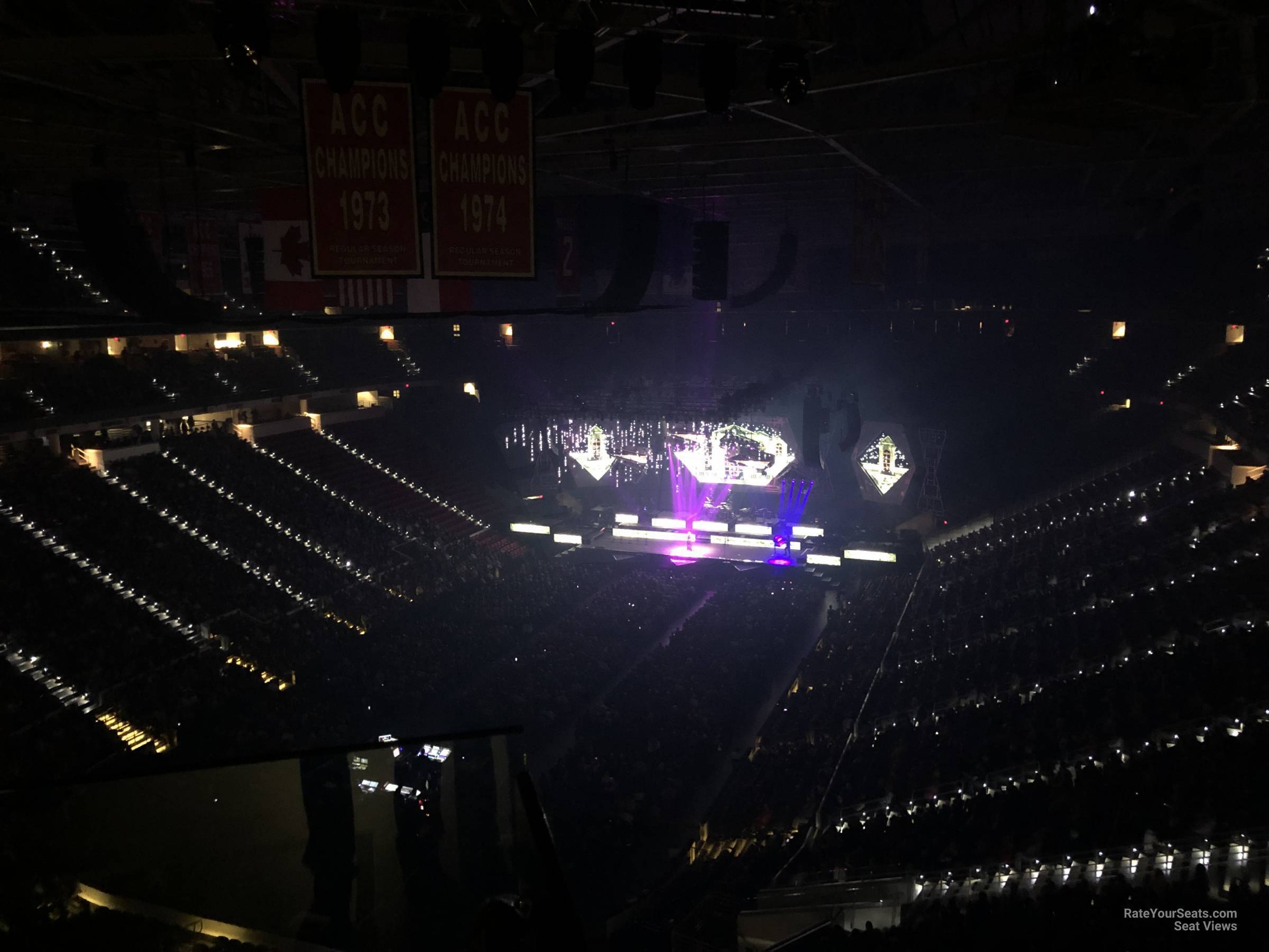 section 331, row a seat view  for concert - pnc arena