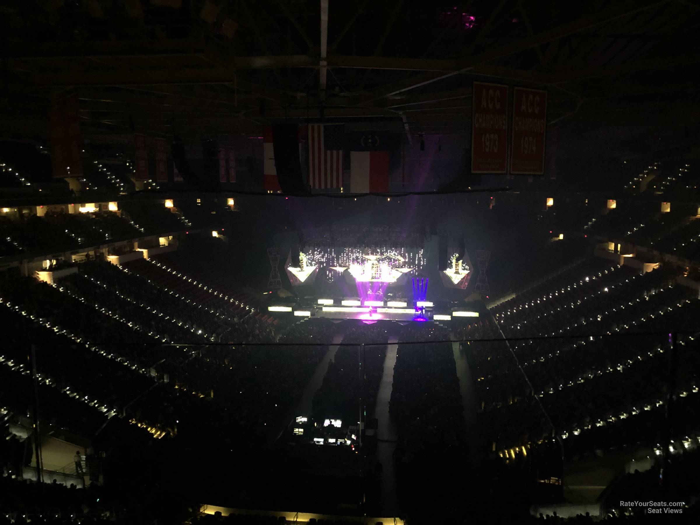 section 333, row a seat view  for concert - lenovo center