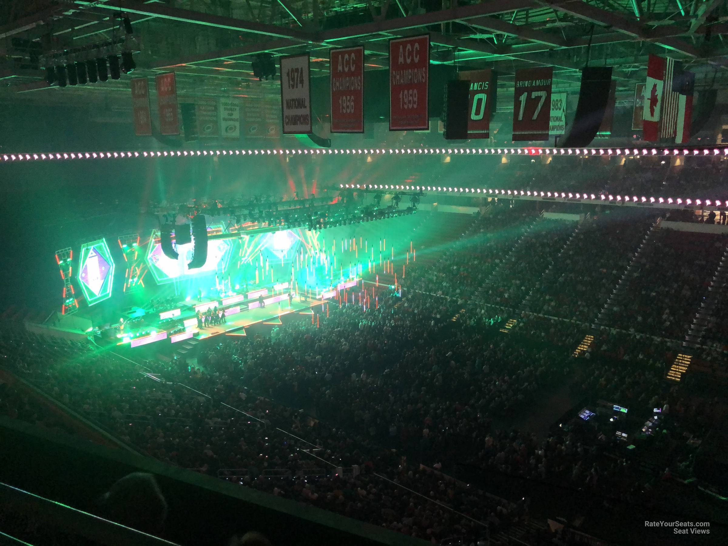 section 338, row a seat view  for concert - lenovo center
