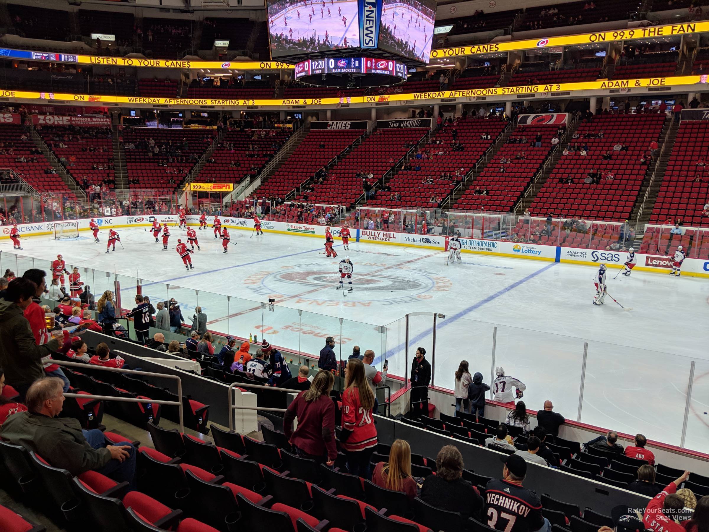 PNC Arena Section 102 Carolina Hurricanes