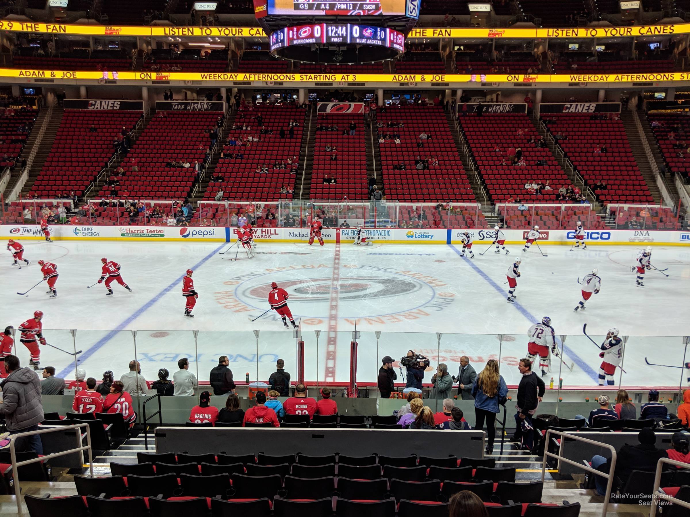 PNC Arena Section 104 Carolina Hurricanes