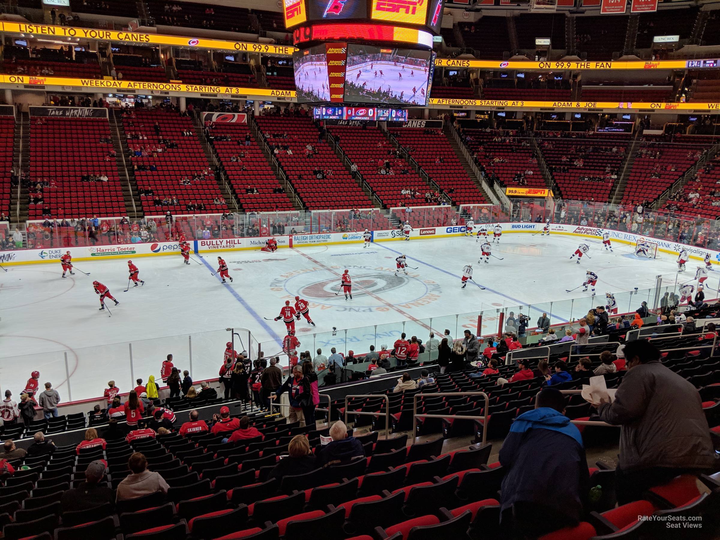 PNC Arena Section 106 Carolina Hurricanes