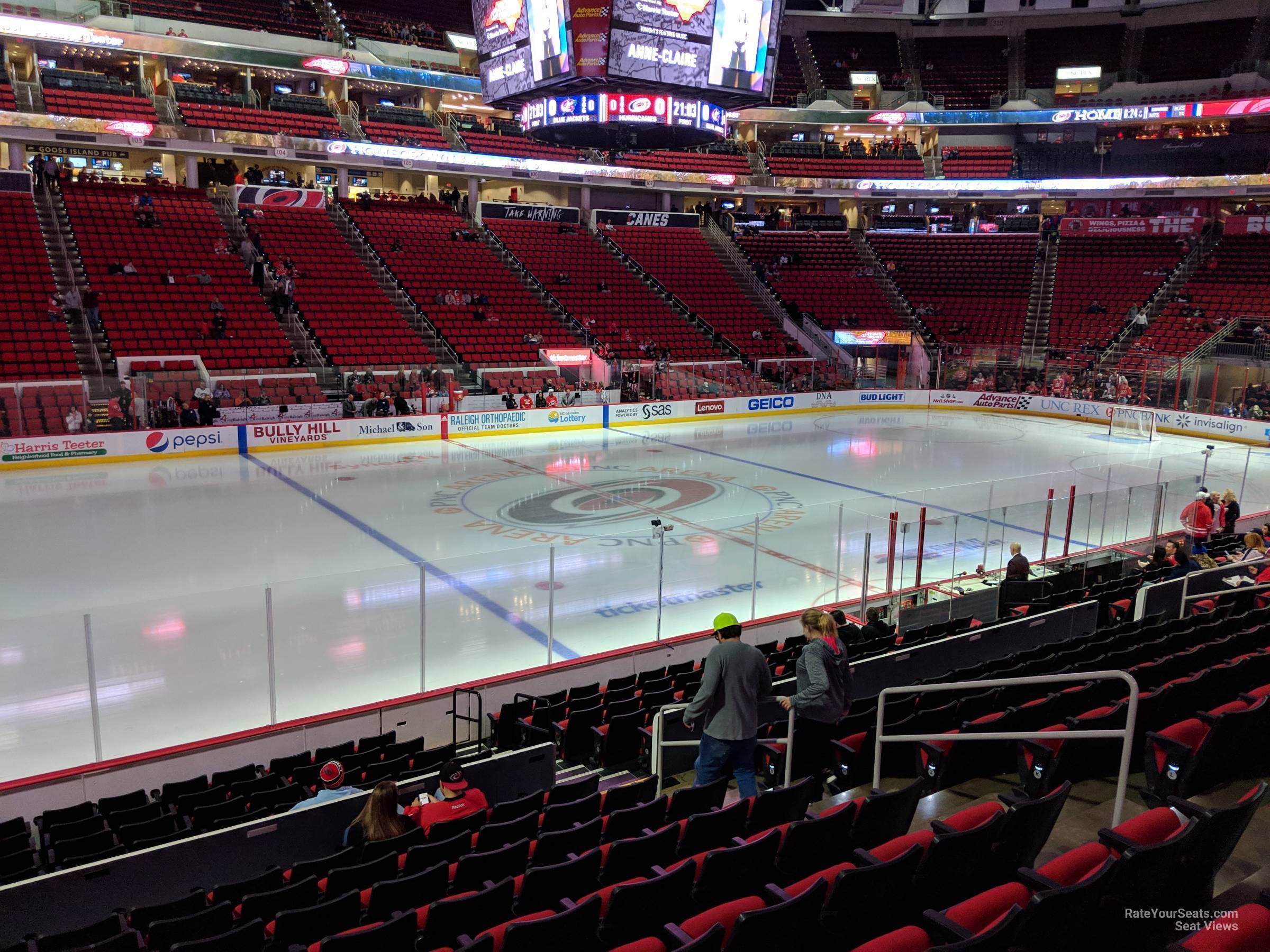 Pnc Arena Hockey Seating Chart