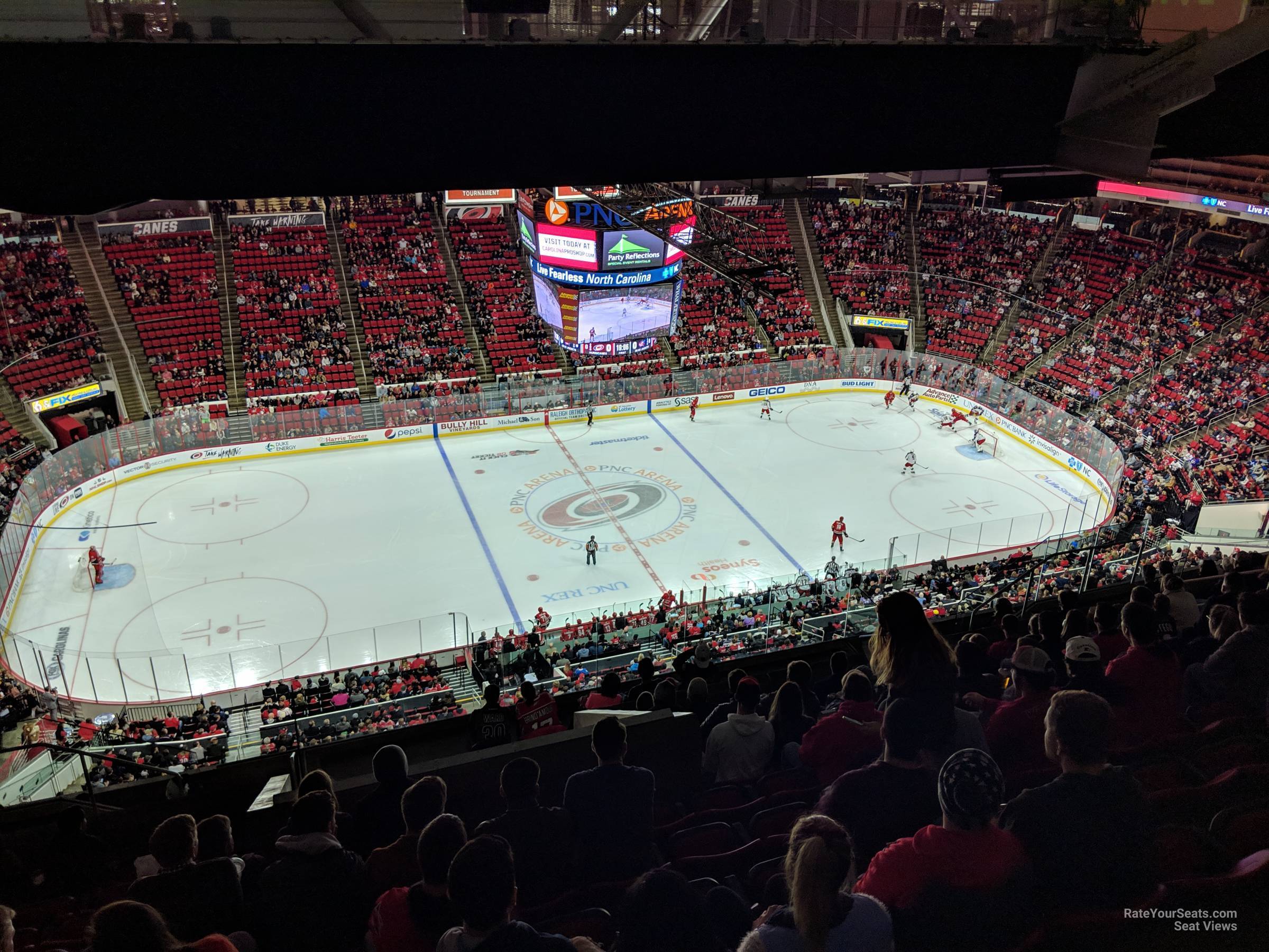 PNC Arena Section 305 Carolina Hurricanes