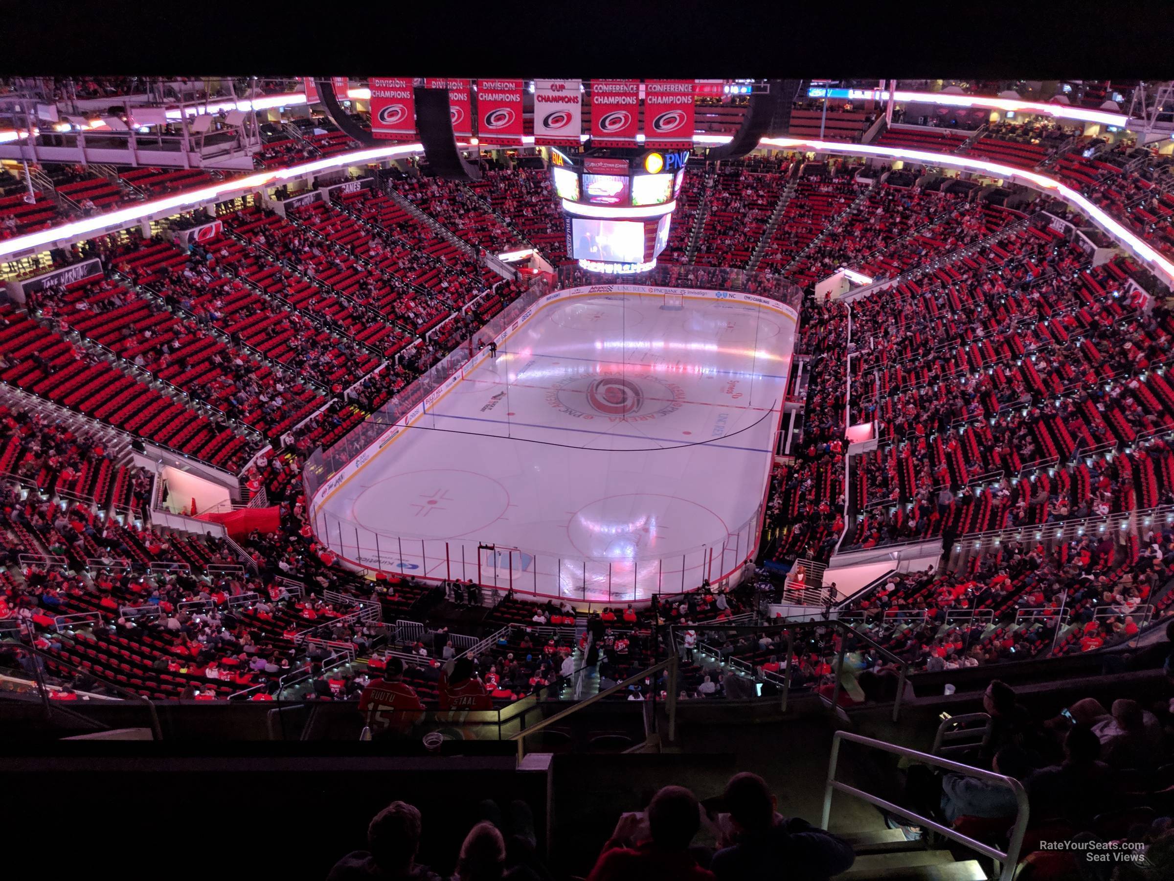 pnc arena section 313 carolina hurricanes pnc arena seating chart with rows