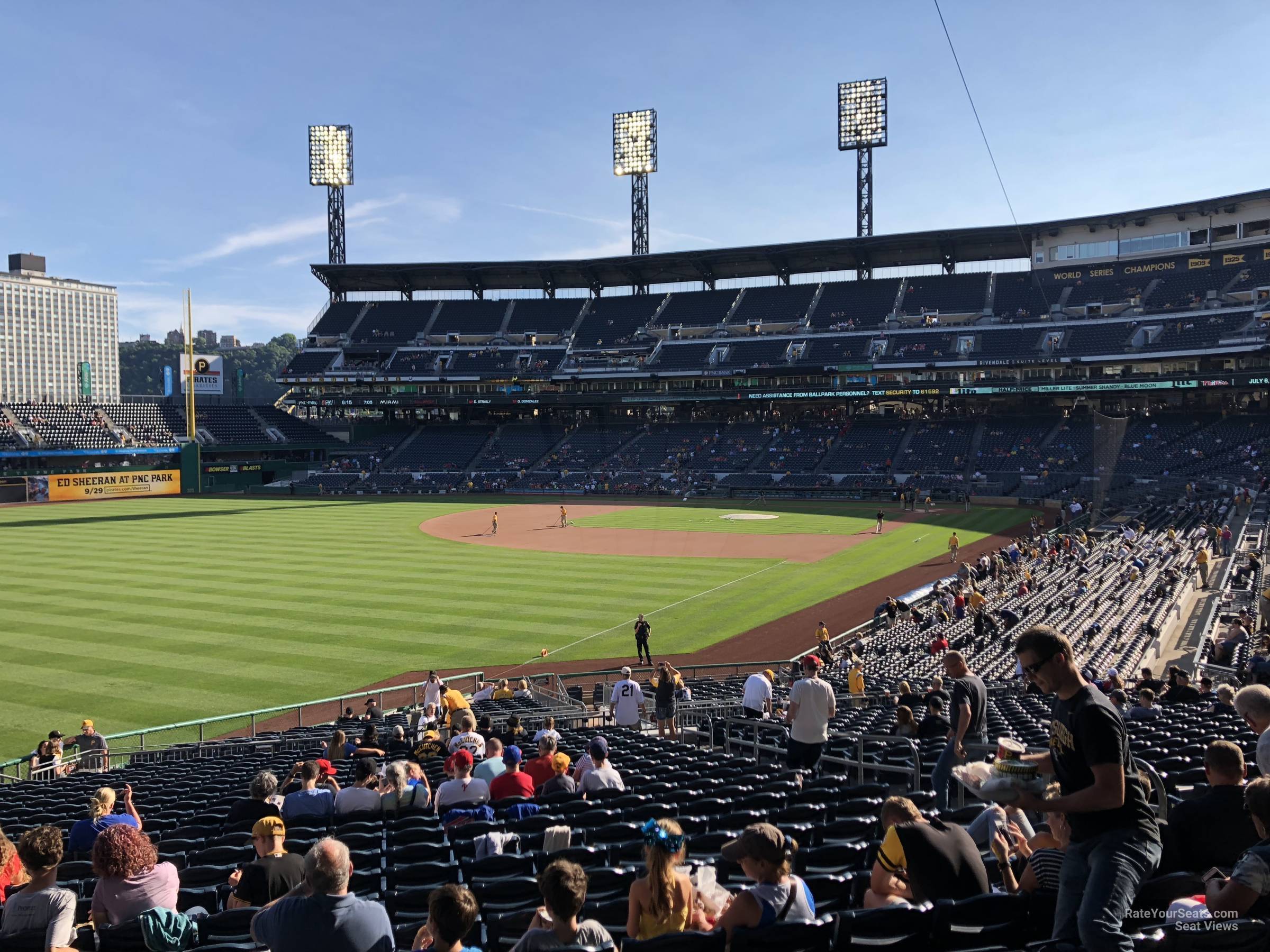 section 131, row aa seat view  for baseball - pnc park