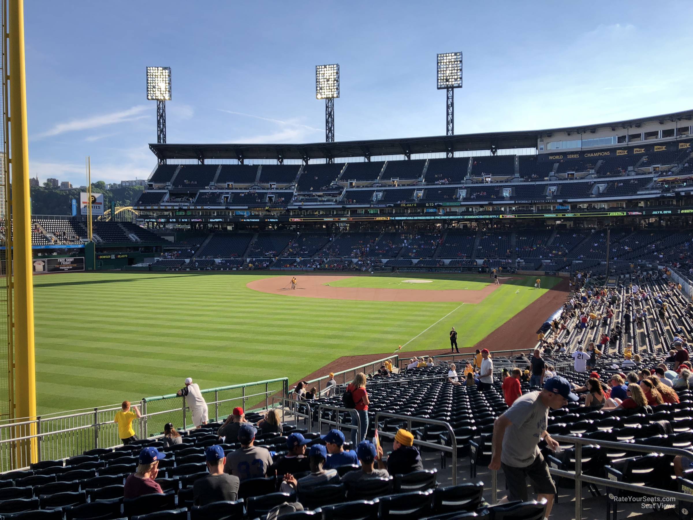 section 132, row aa seat view  for baseball - pnc park