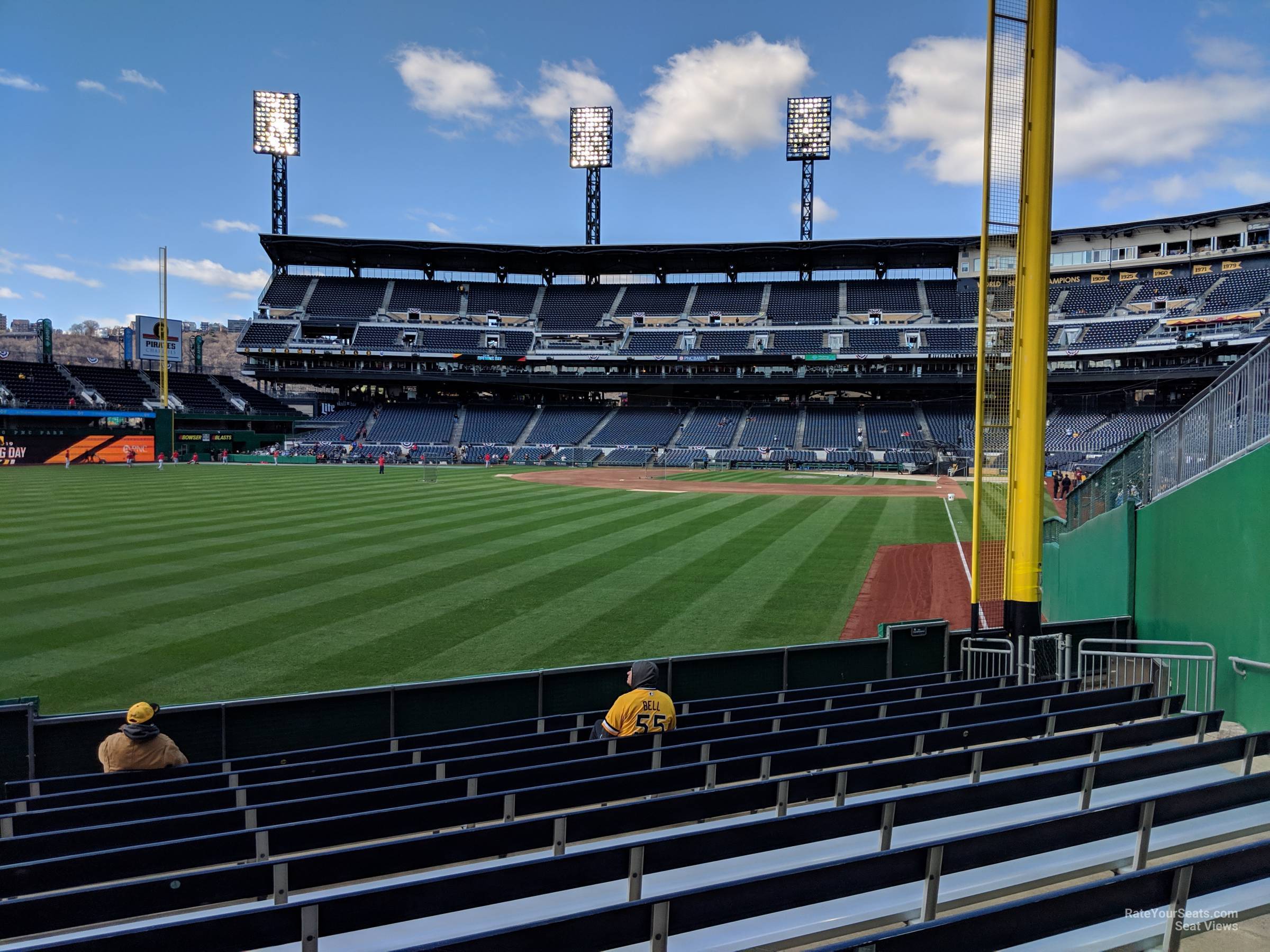 section 133, row n seat view  for baseball - pnc park