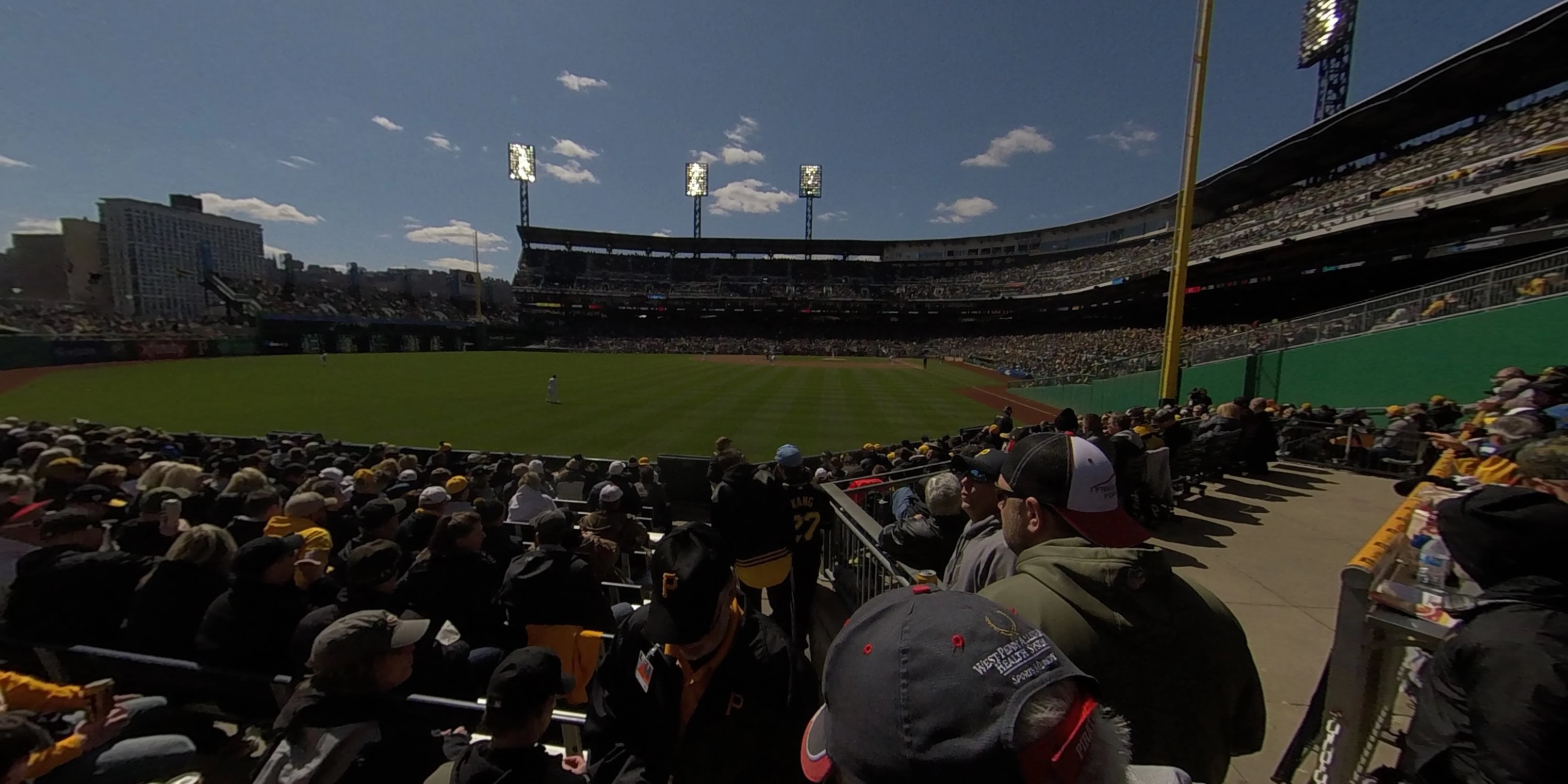 section 134 panoramic seat view  - pnc park