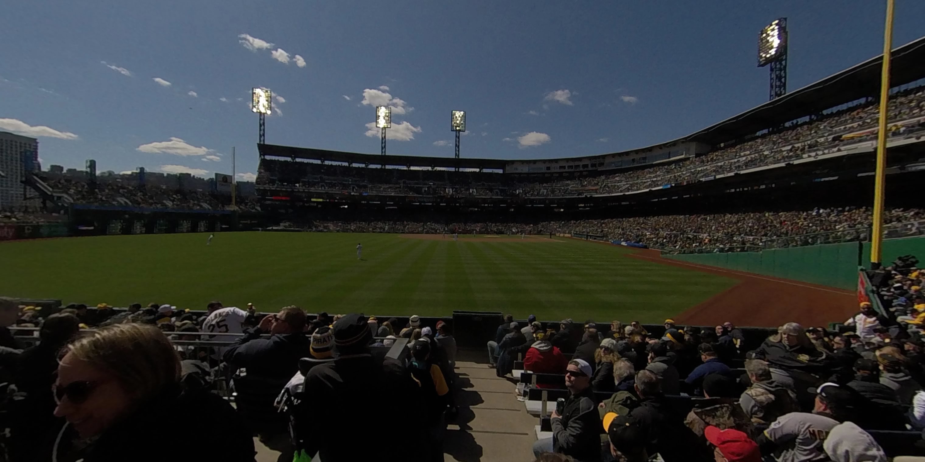 section 135 panoramic seat view  - pnc park