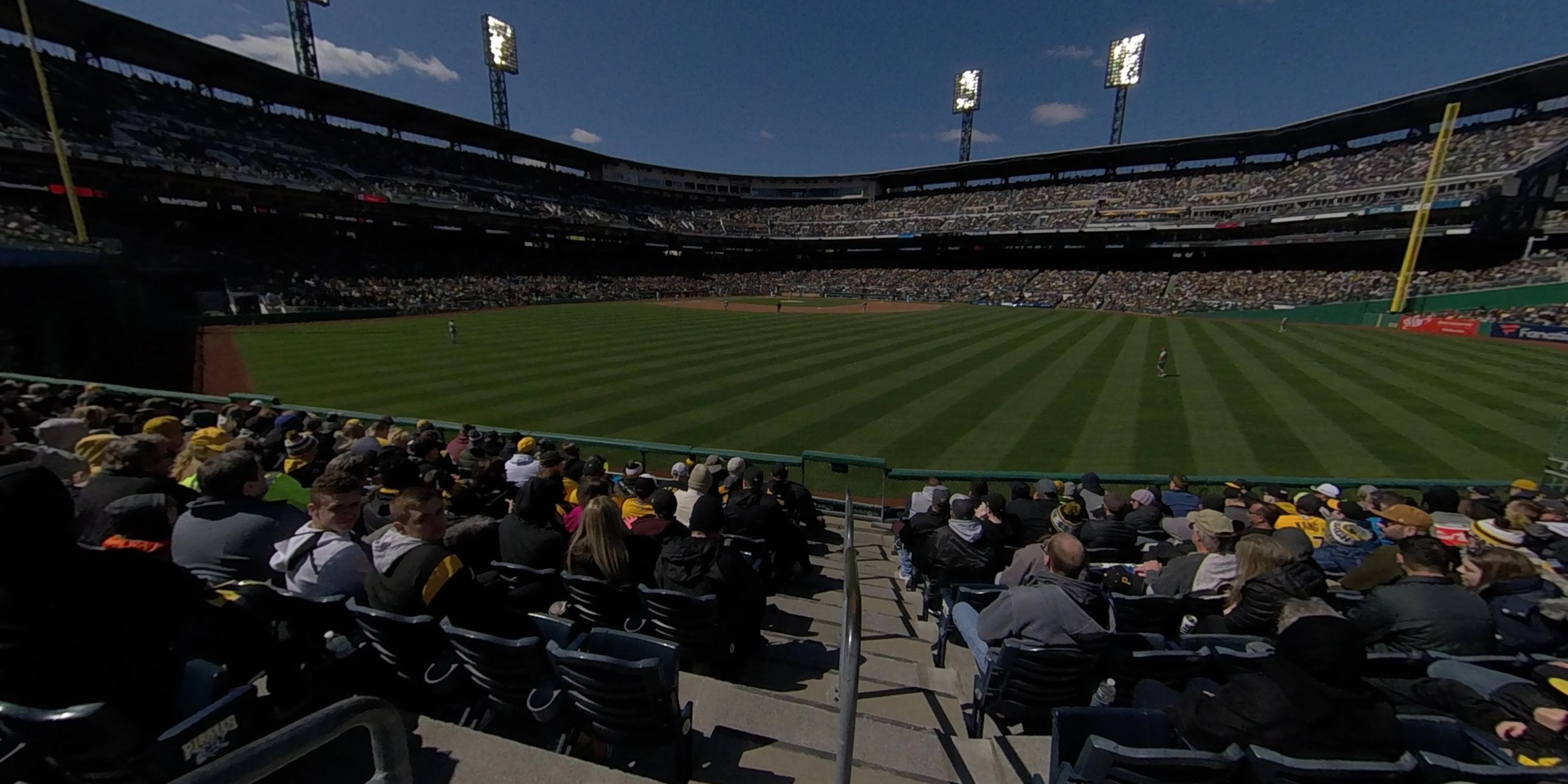 section 139 panoramic seat view  - pnc park