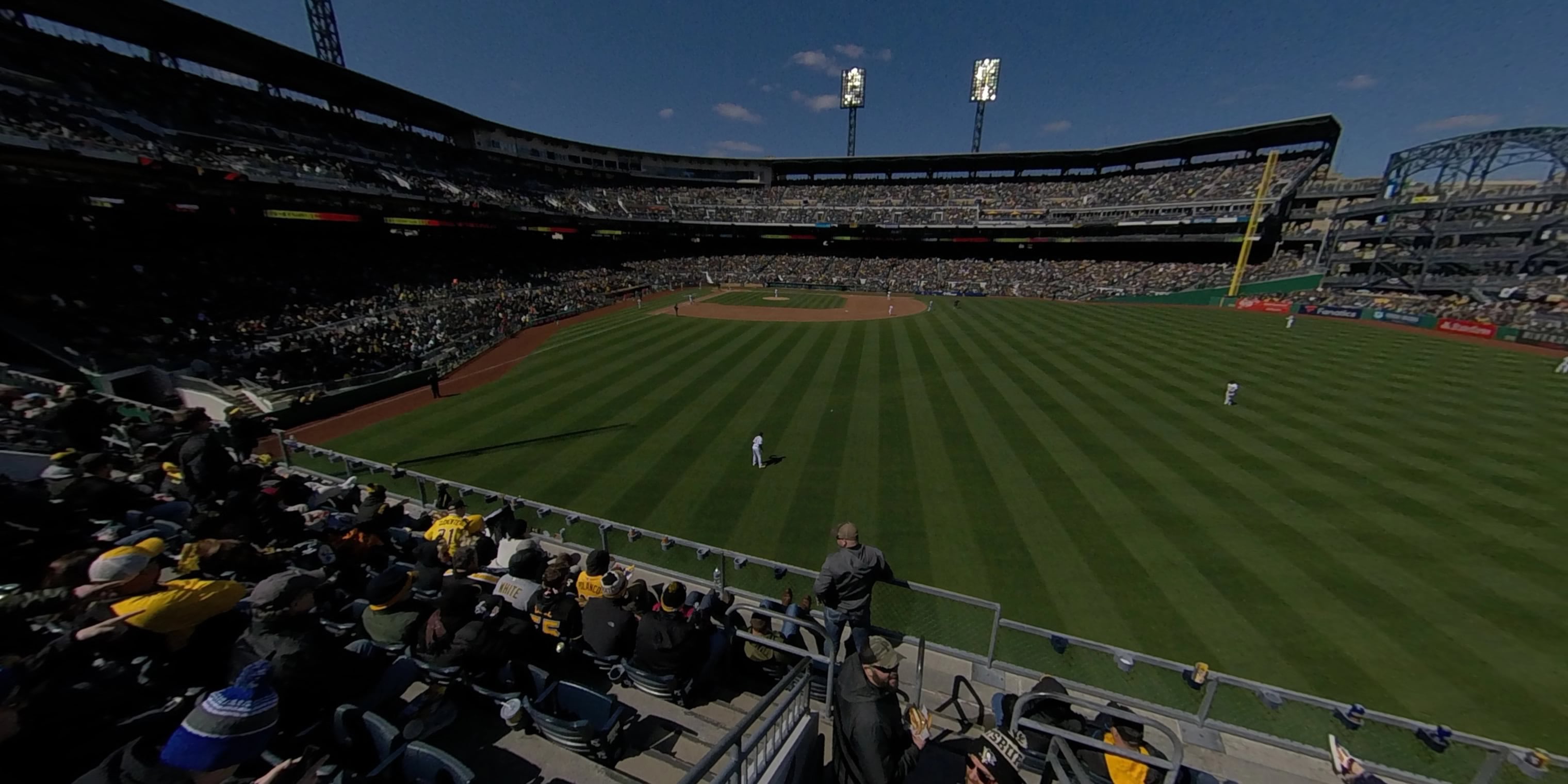 section 142 panoramic seat view for baseball - pnc park