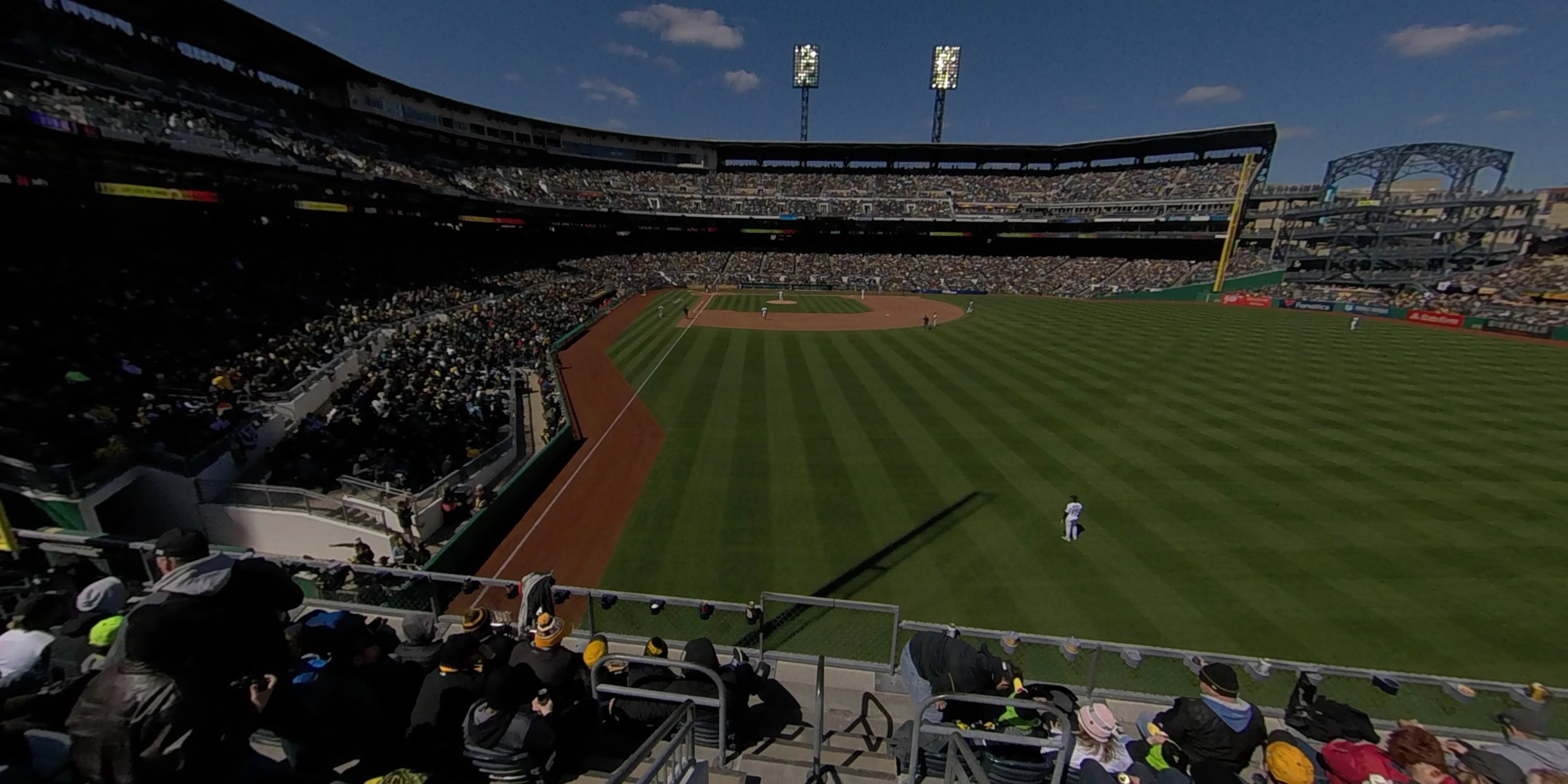 section 144 panoramic seat view  - pnc park