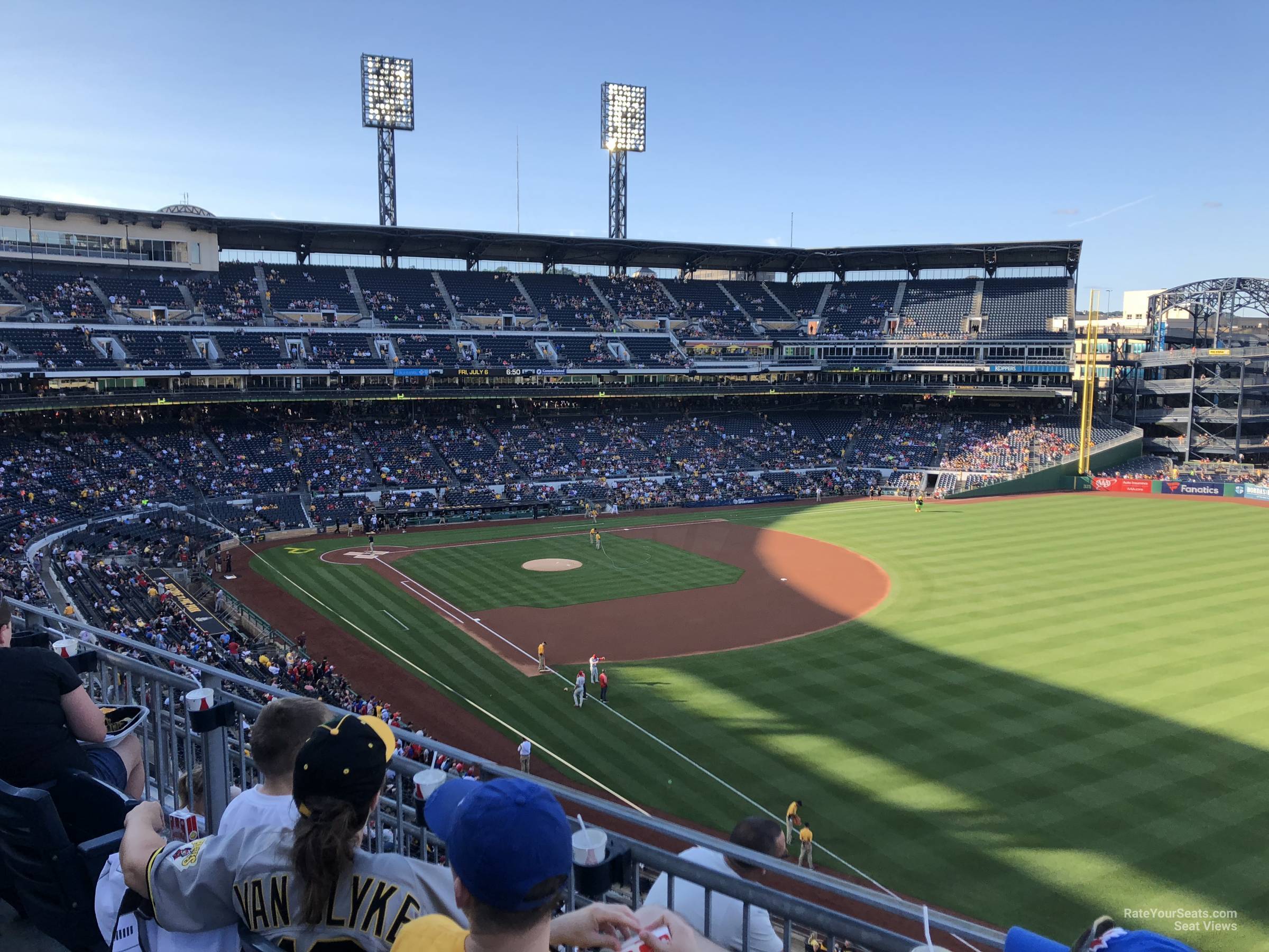 section 202, row a seat view  for baseball - pnc park