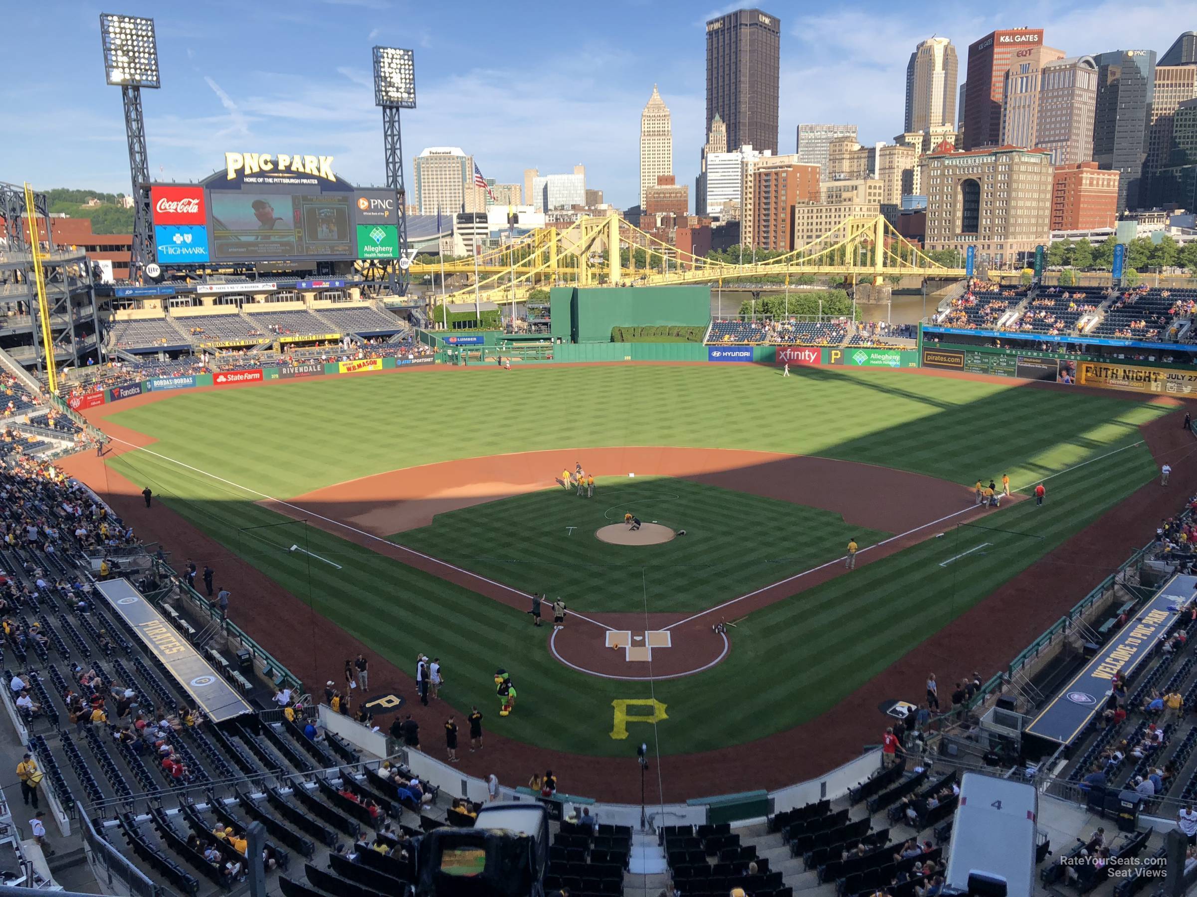 section 216, row a seat view  for baseball - pnc park