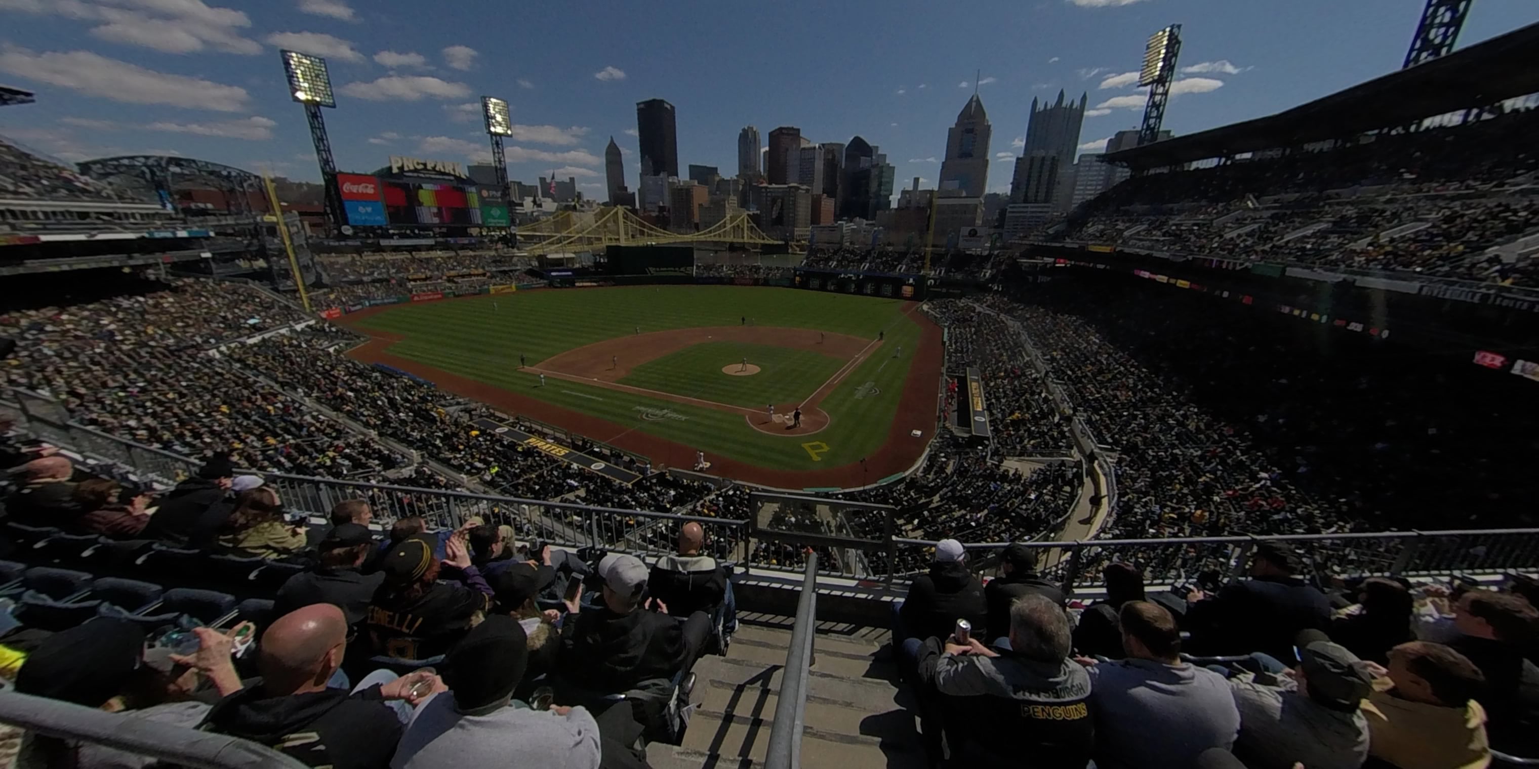section 217 panoramic seat view  for baseball - pnc park