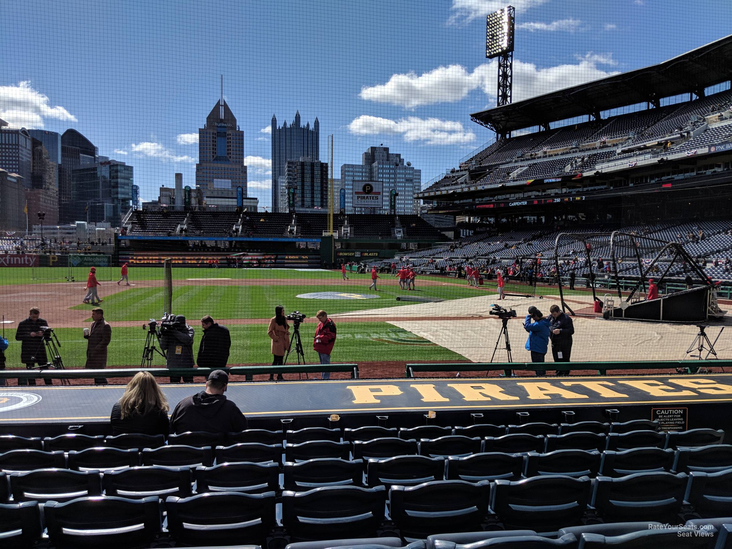 section 22, row m seat view  for baseball - pnc park
