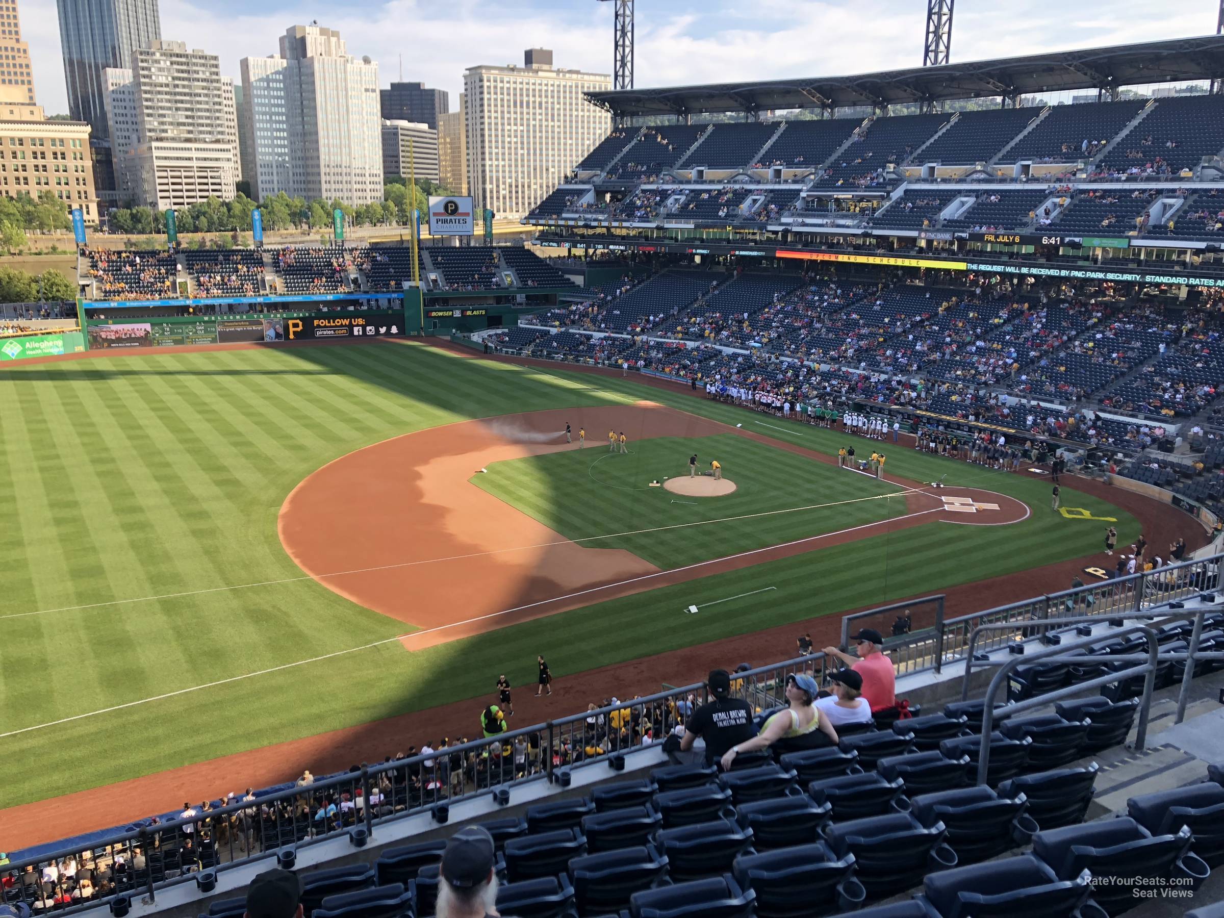 section 227, row h seat view  - pnc park