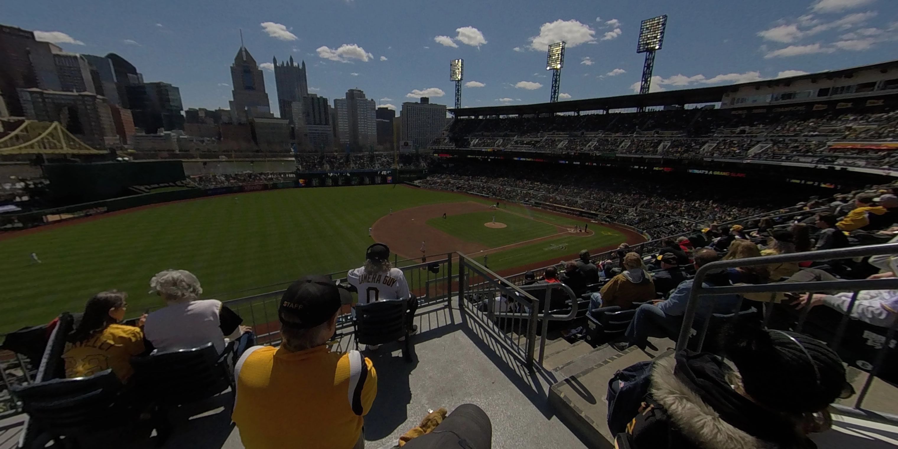section 228 panoramic seat view  - pnc park