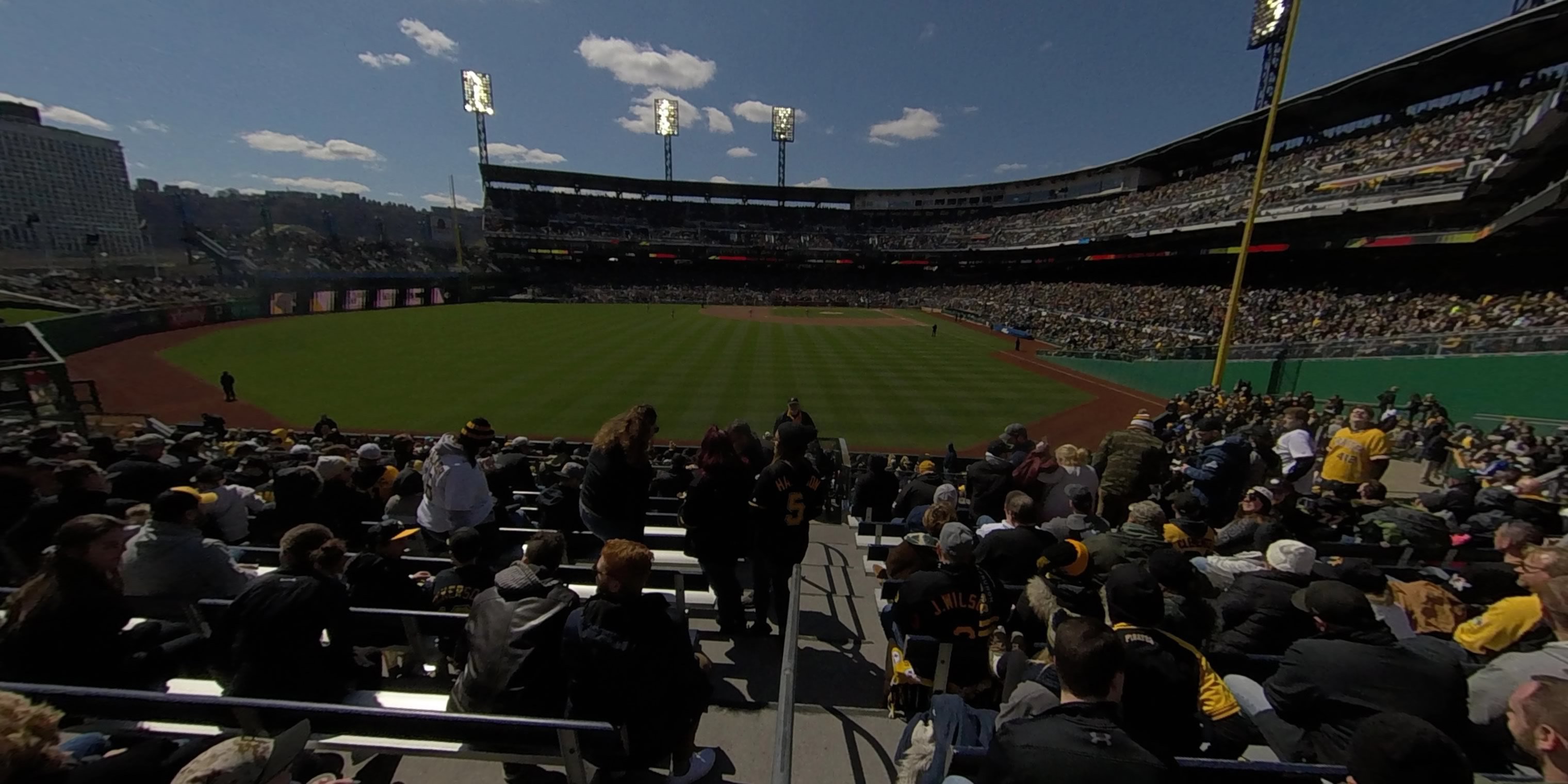 section 235 panoramic seat view  - pnc park