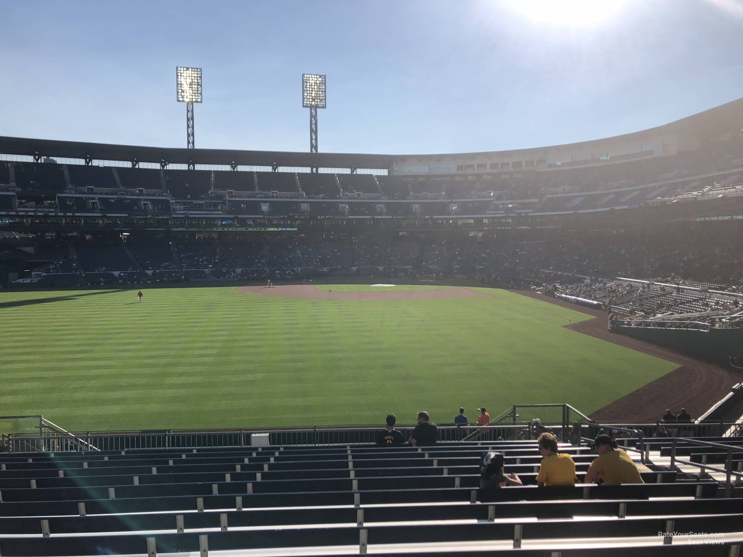 section 236, row r seat view  for baseball - pnc park