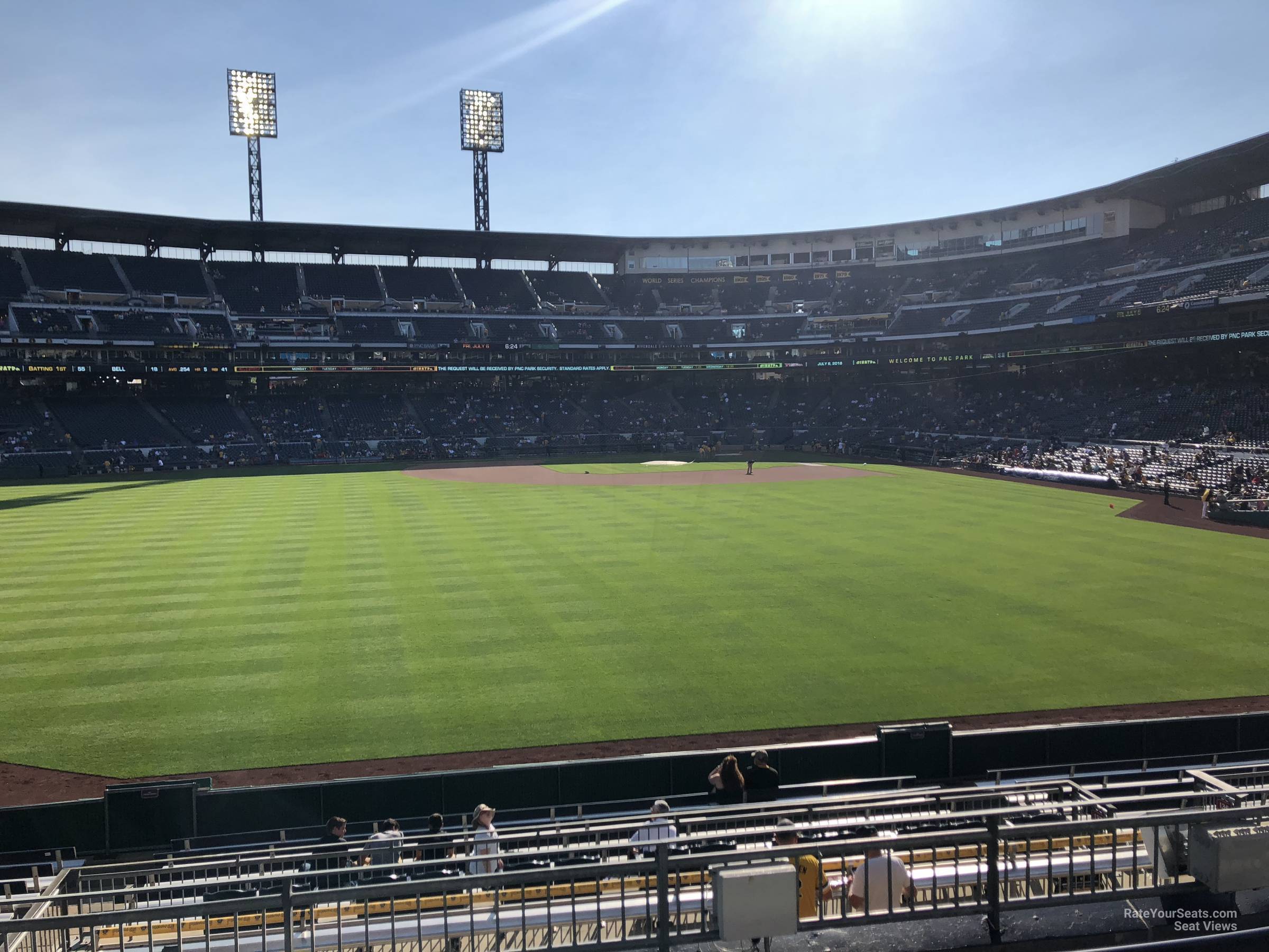 section 237, row f seat view  for baseball - pnc park