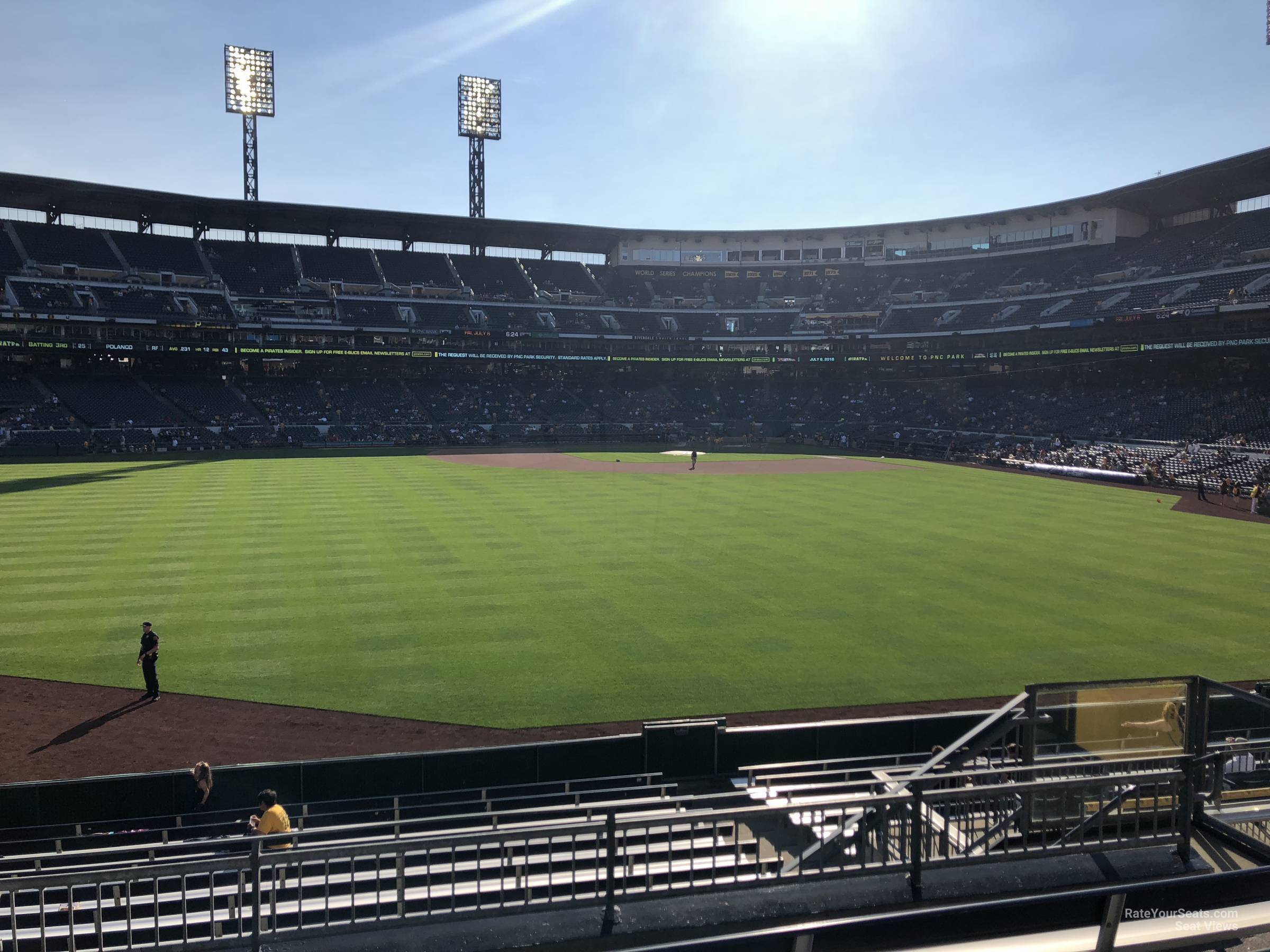 section 238, row f seat view  for baseball - pnc park
