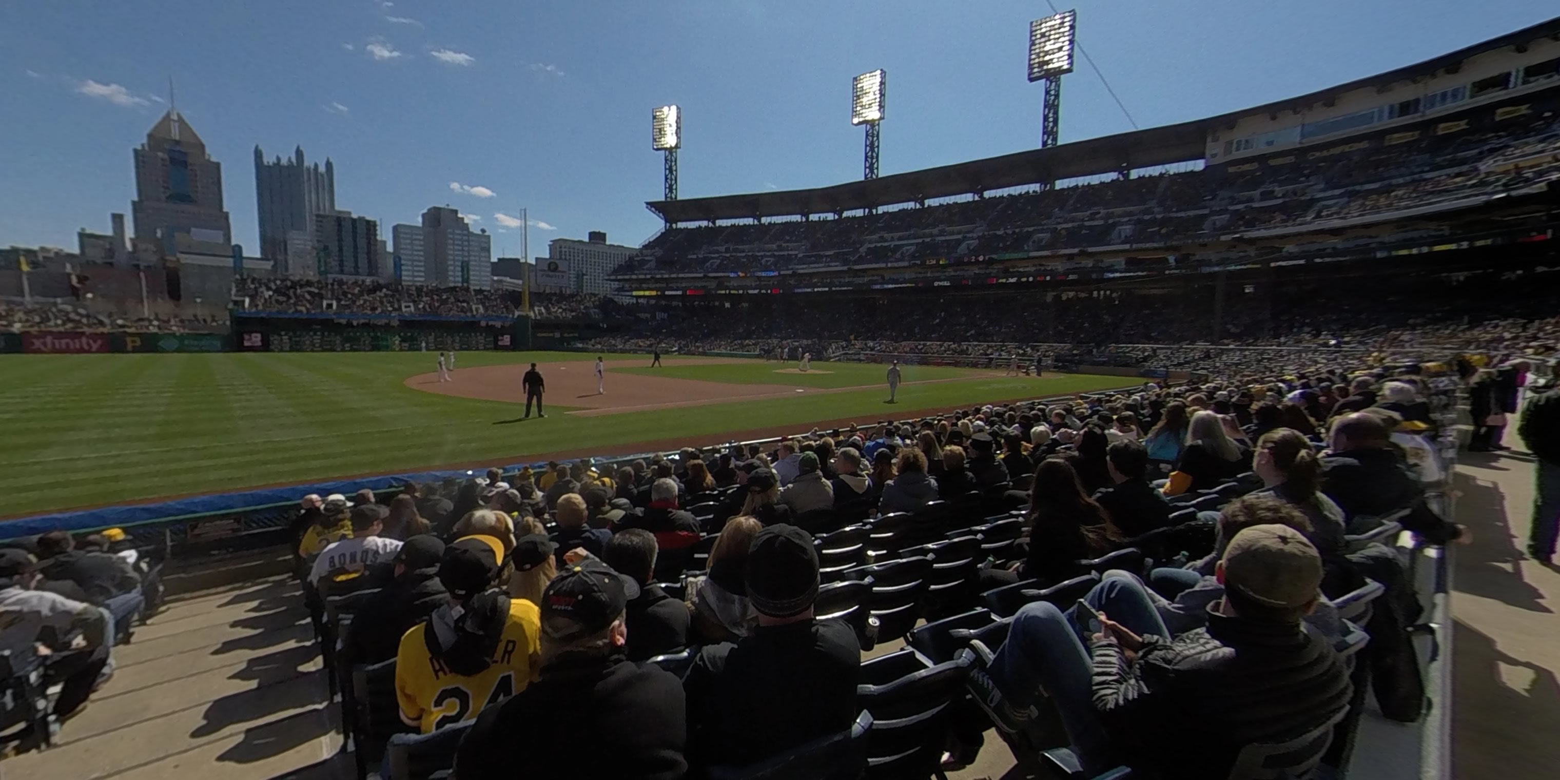 section 26 panoramic seat view  - pnc park