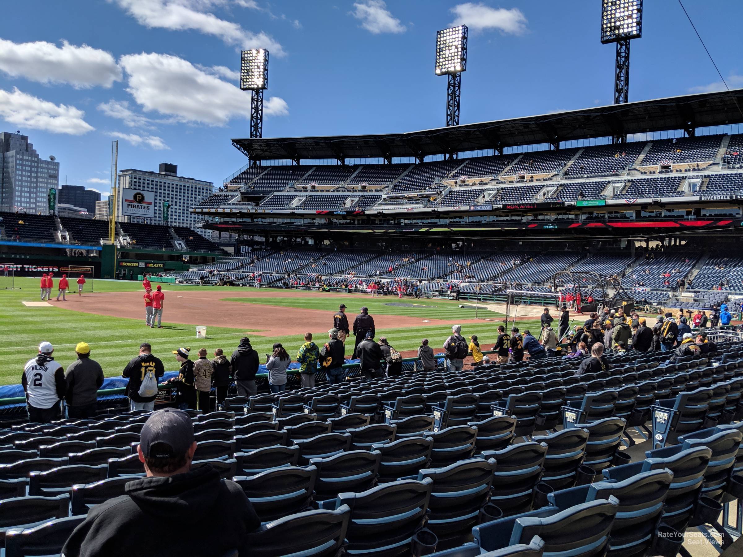 section 27, row m seat view  for baseball - pnc park