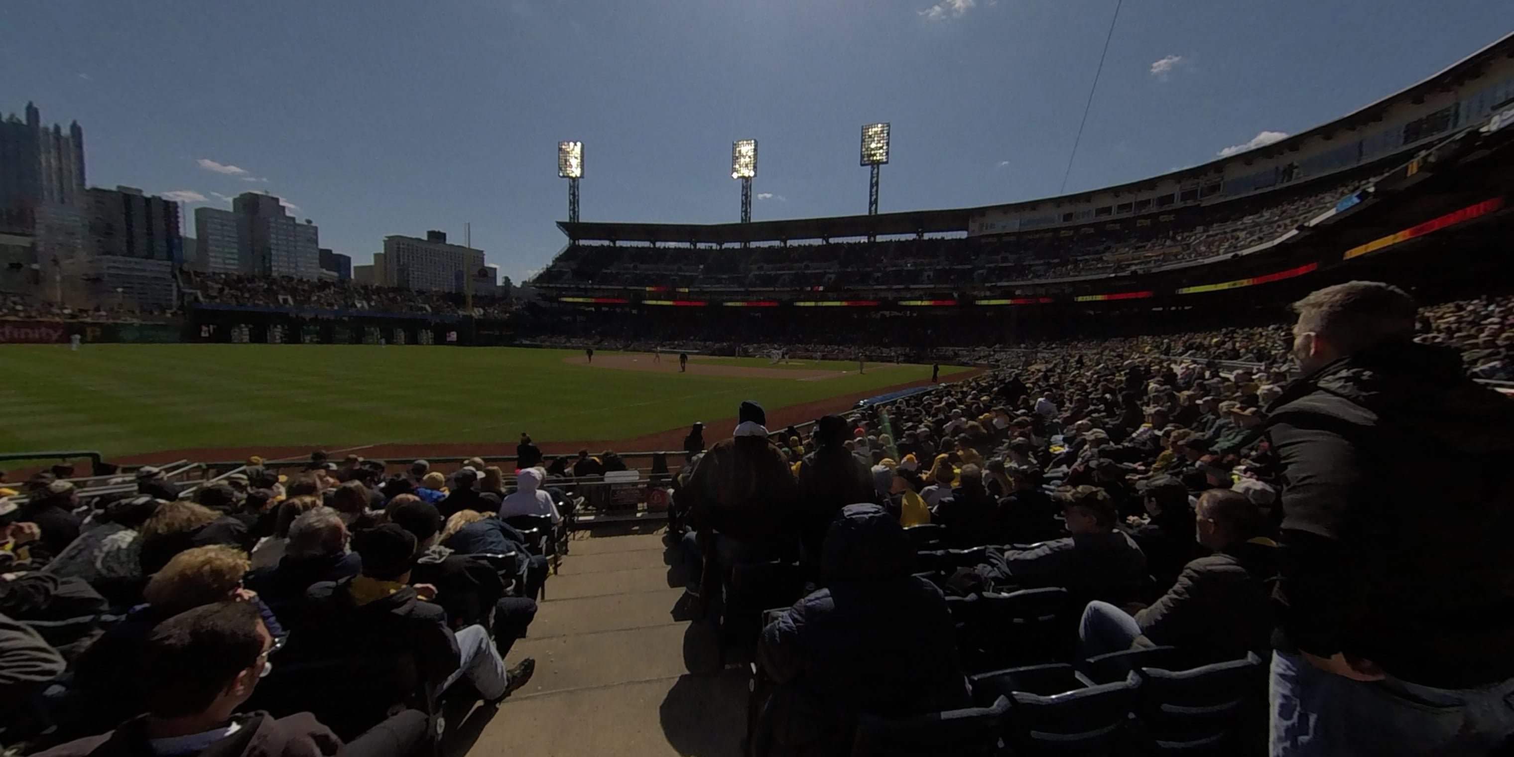 section 29 panoramic seat view for baseball - pnc park