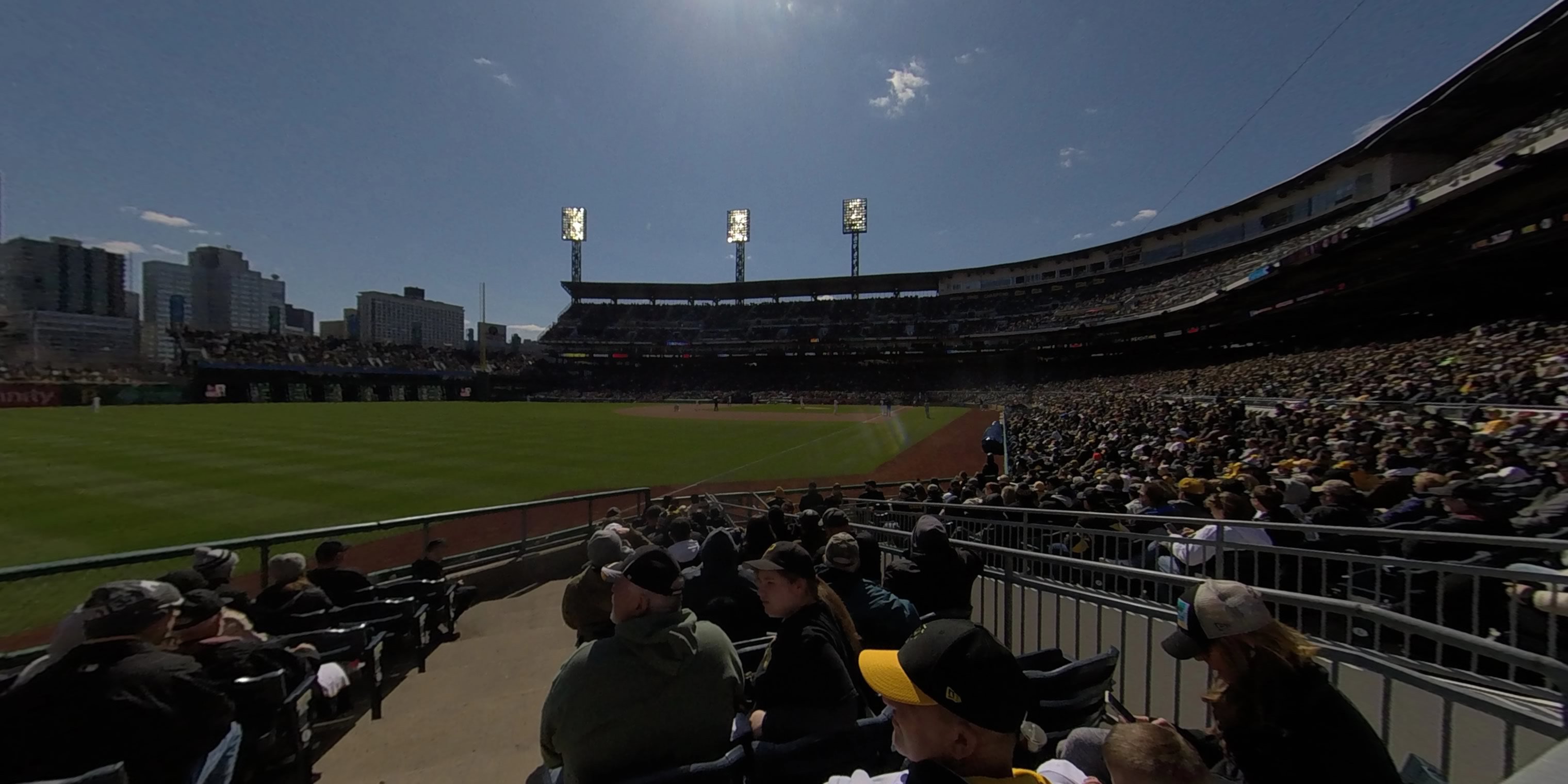 section 31 panoramic seat view  - pnc park