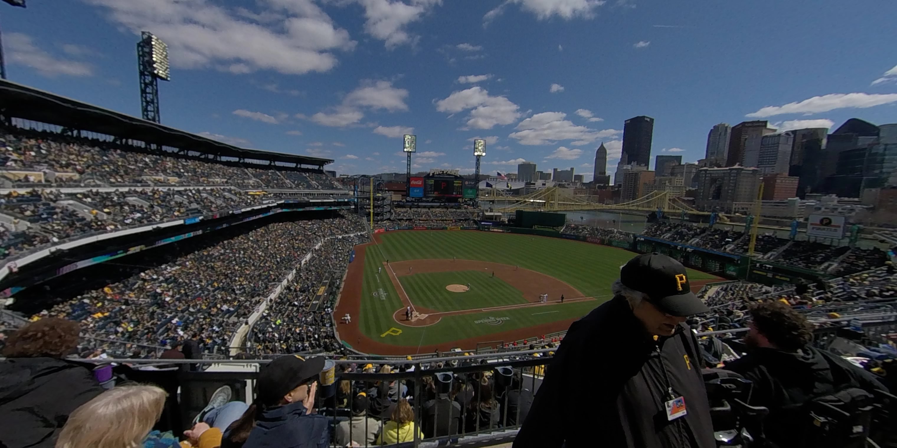 section 313 panoramic seat view  - pnc park