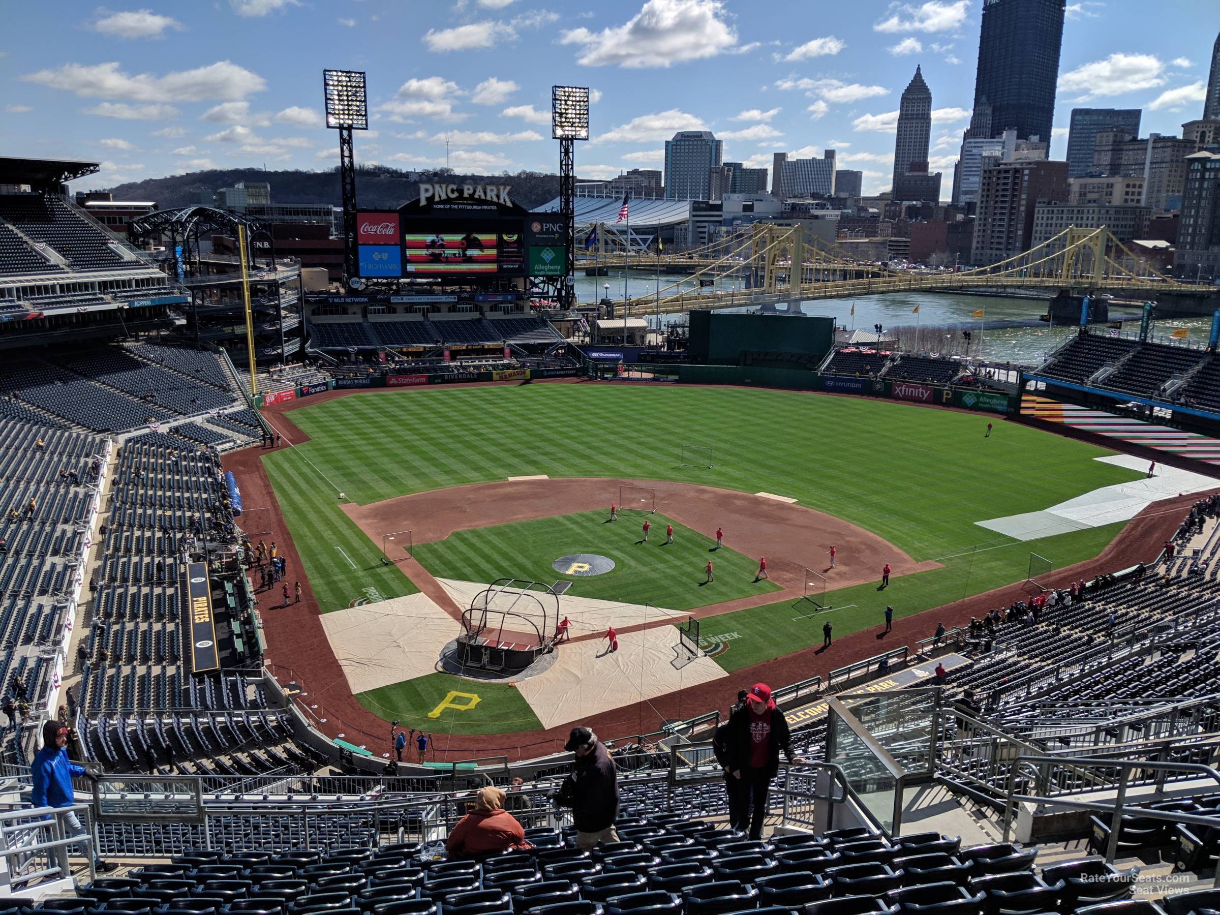 section 314, row s seat view  for baseball - pnc park