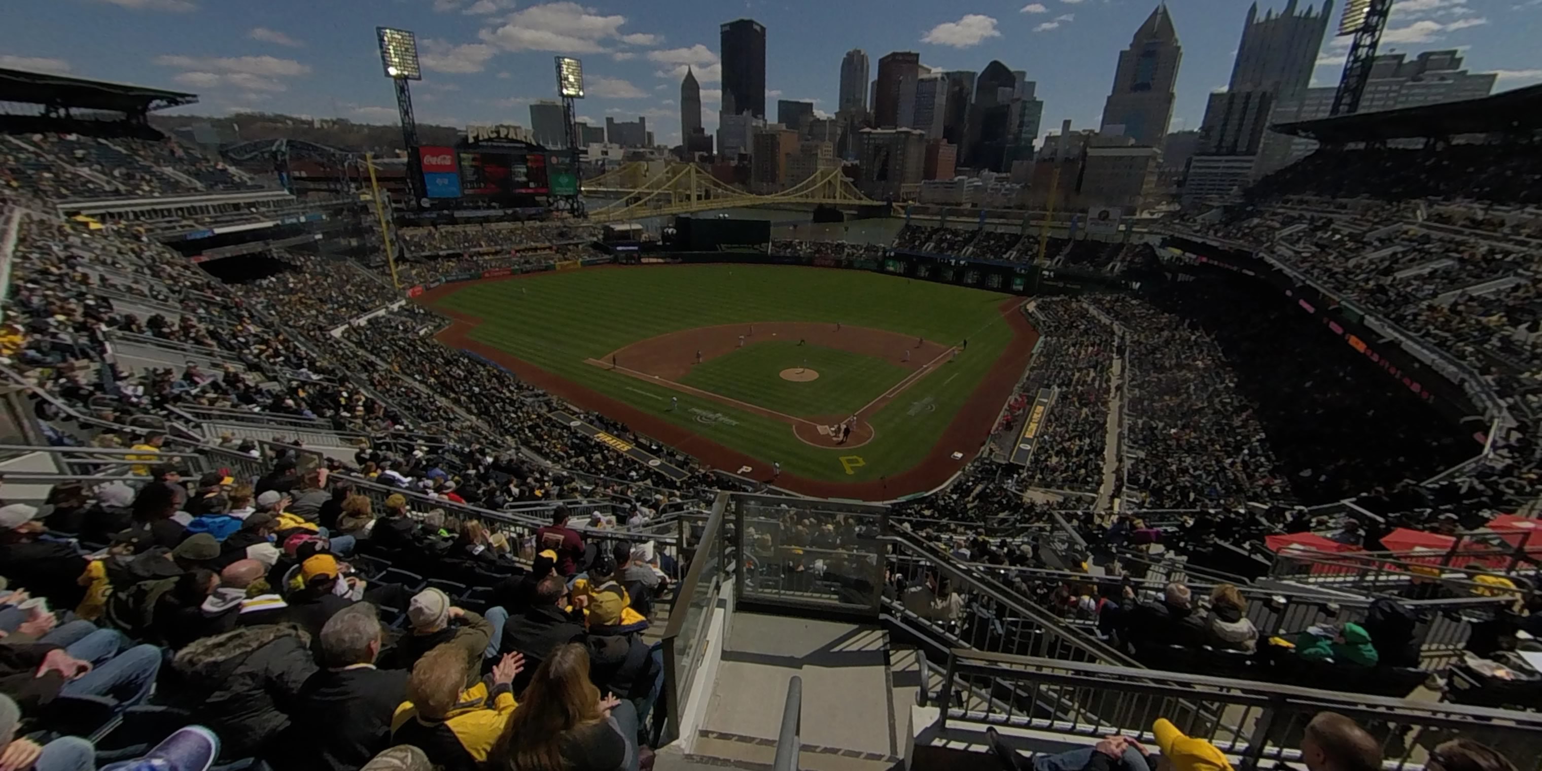 section 317 panoramic seat view  for baseball - pnc park