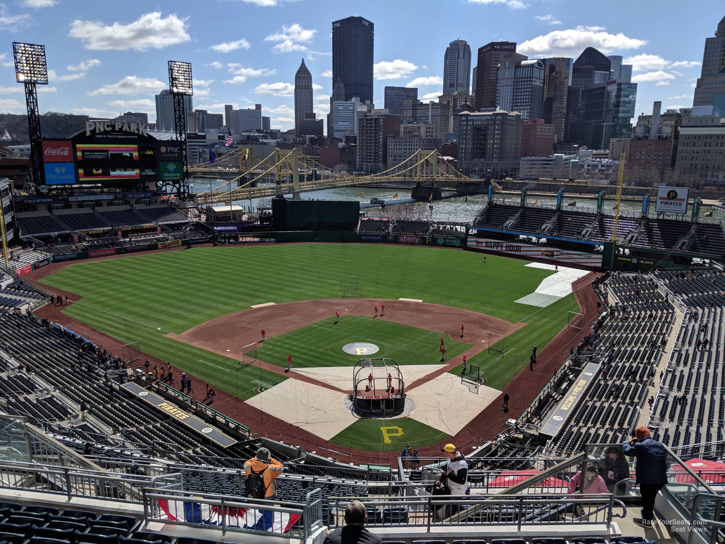 section 317, row s seat view  for baseball - pnc park