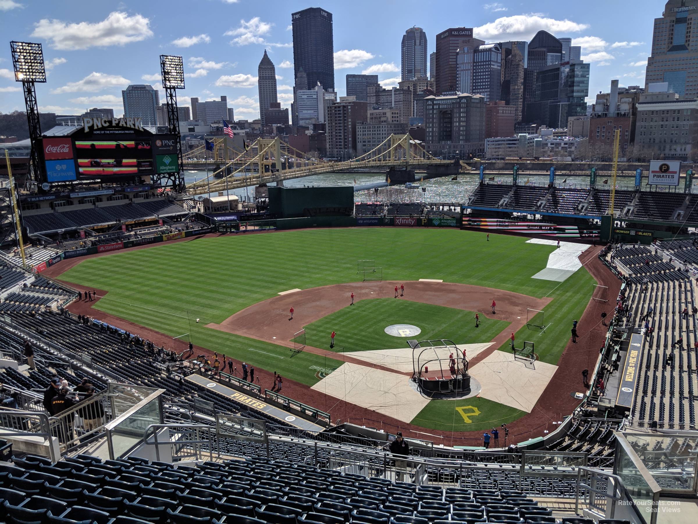 section 318, row s seat view  for baseball - pnc park