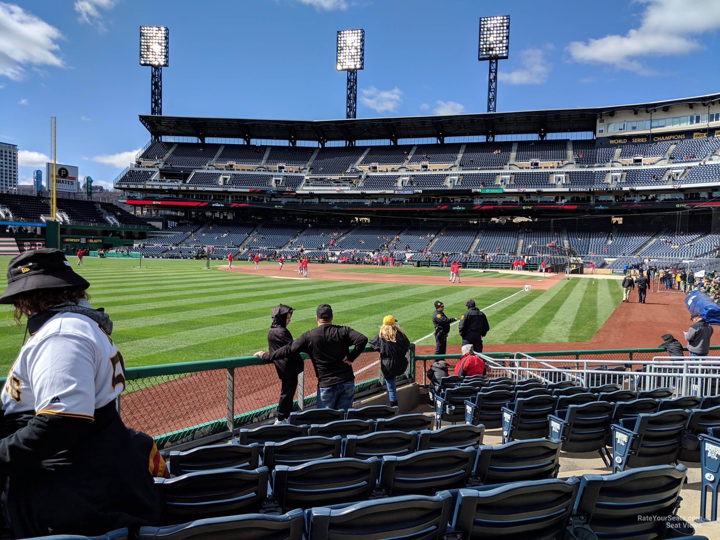 section 32, row m seat view  for baseball - pnc park