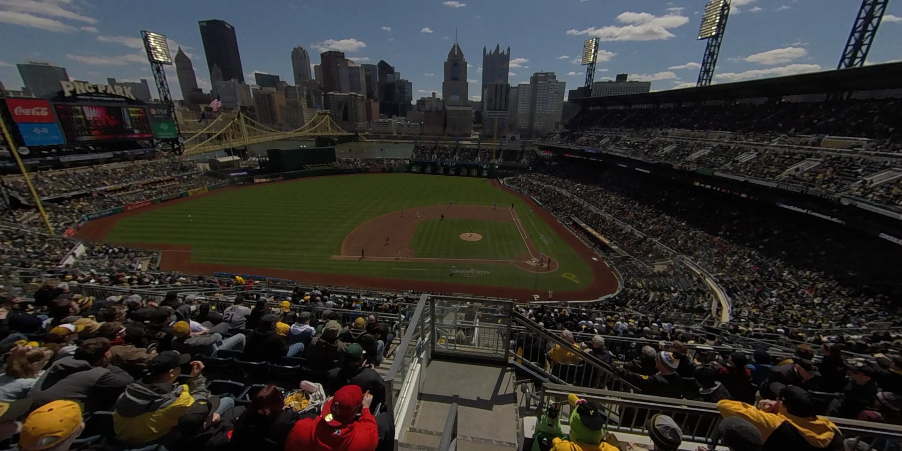section 321 panoramic seat view  - pnc park