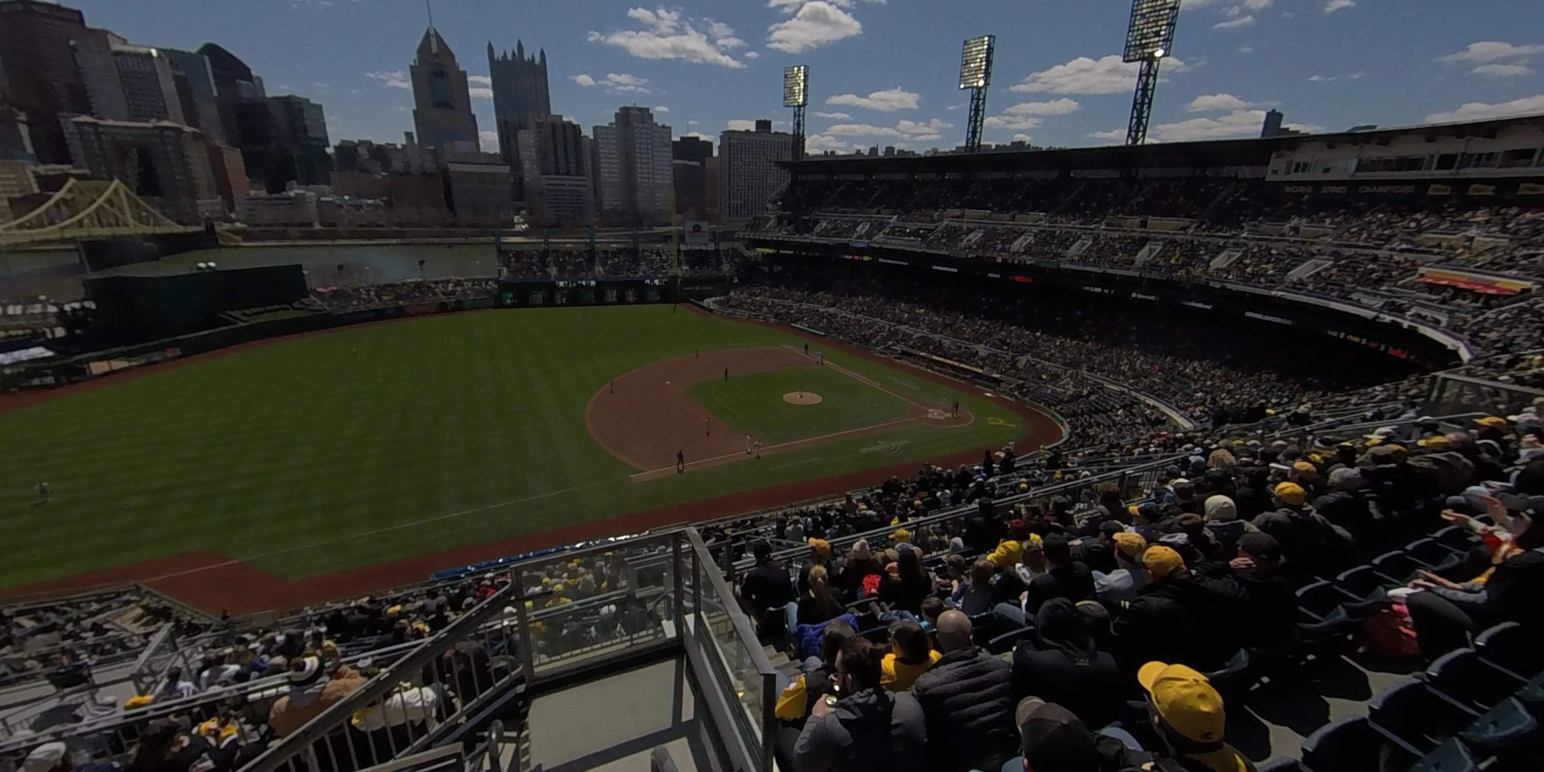 section 325 panoramic seat view  - pnc park