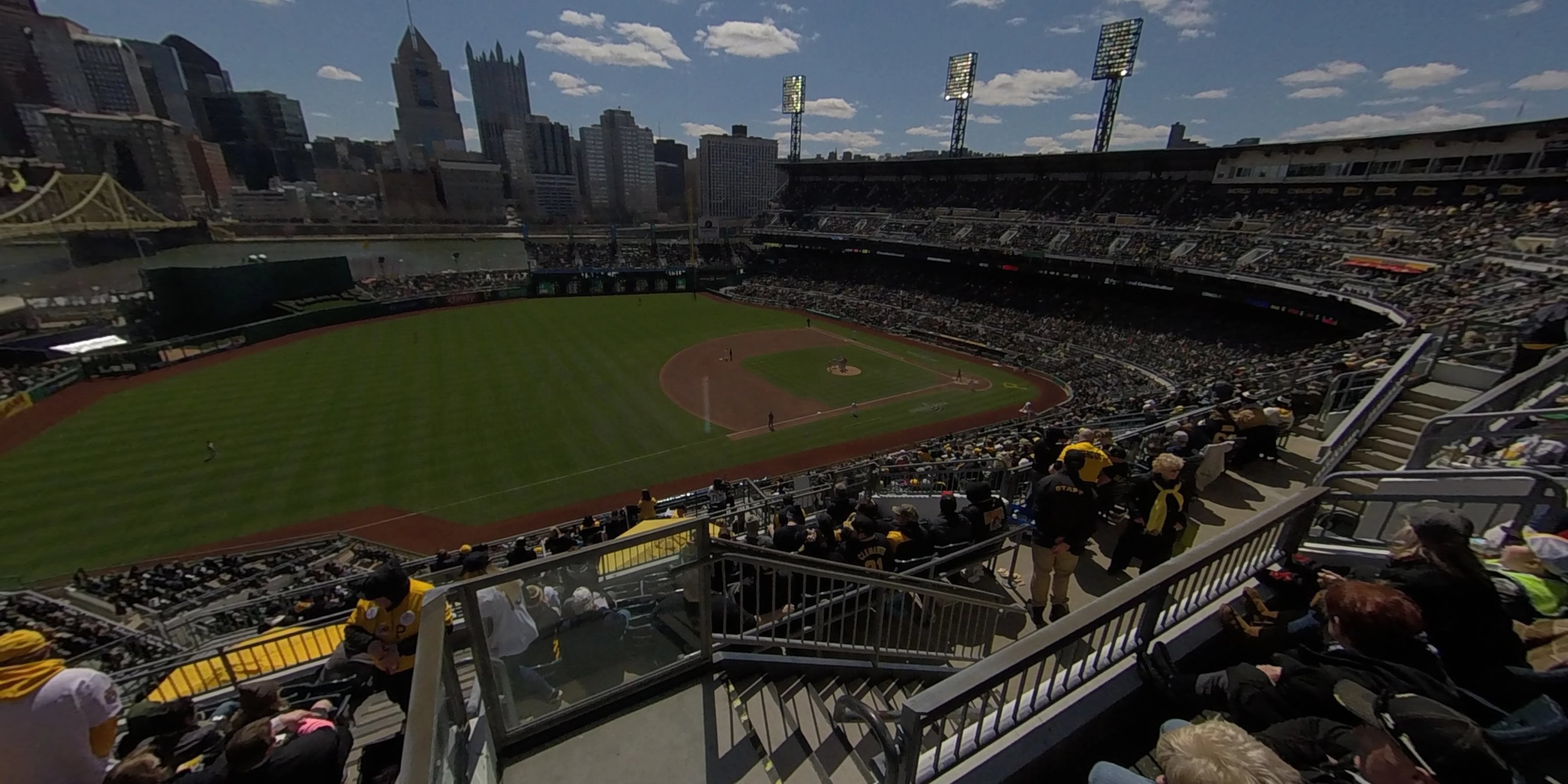 section 327 panoramic seat view  - pnc park