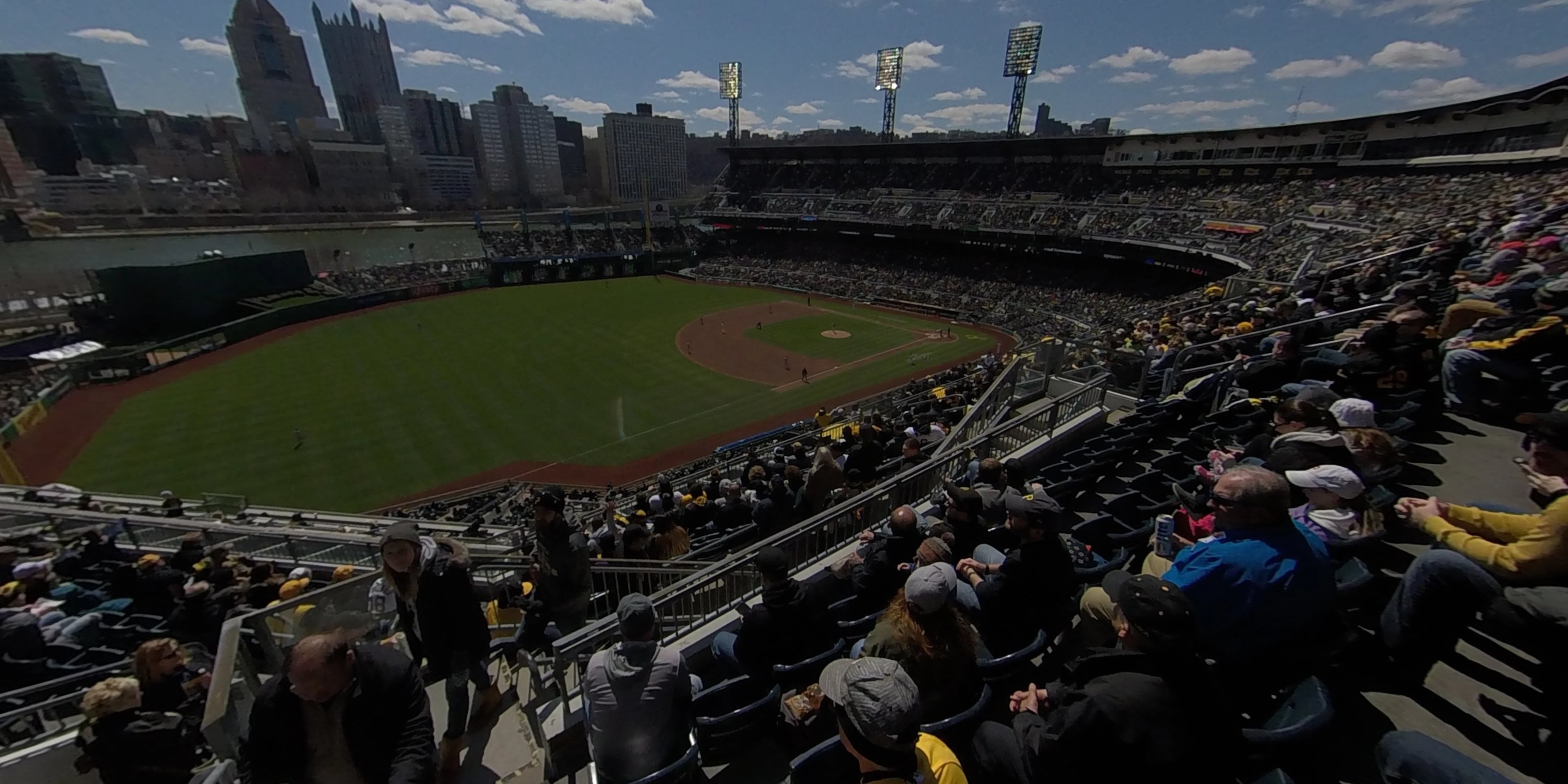 section 329 panoramic seat view  - pnc park