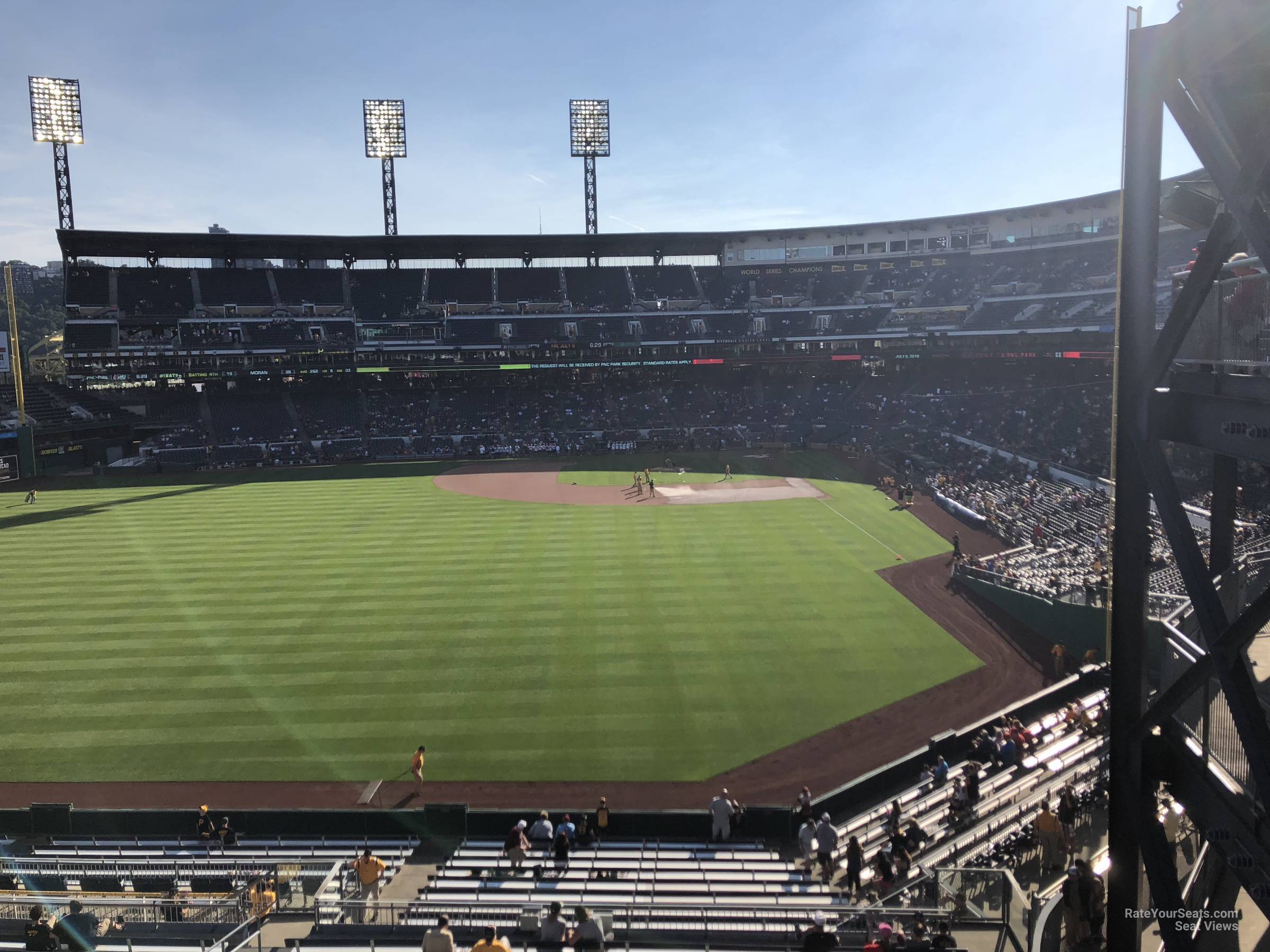 section 335, row c seat view  - pnc park