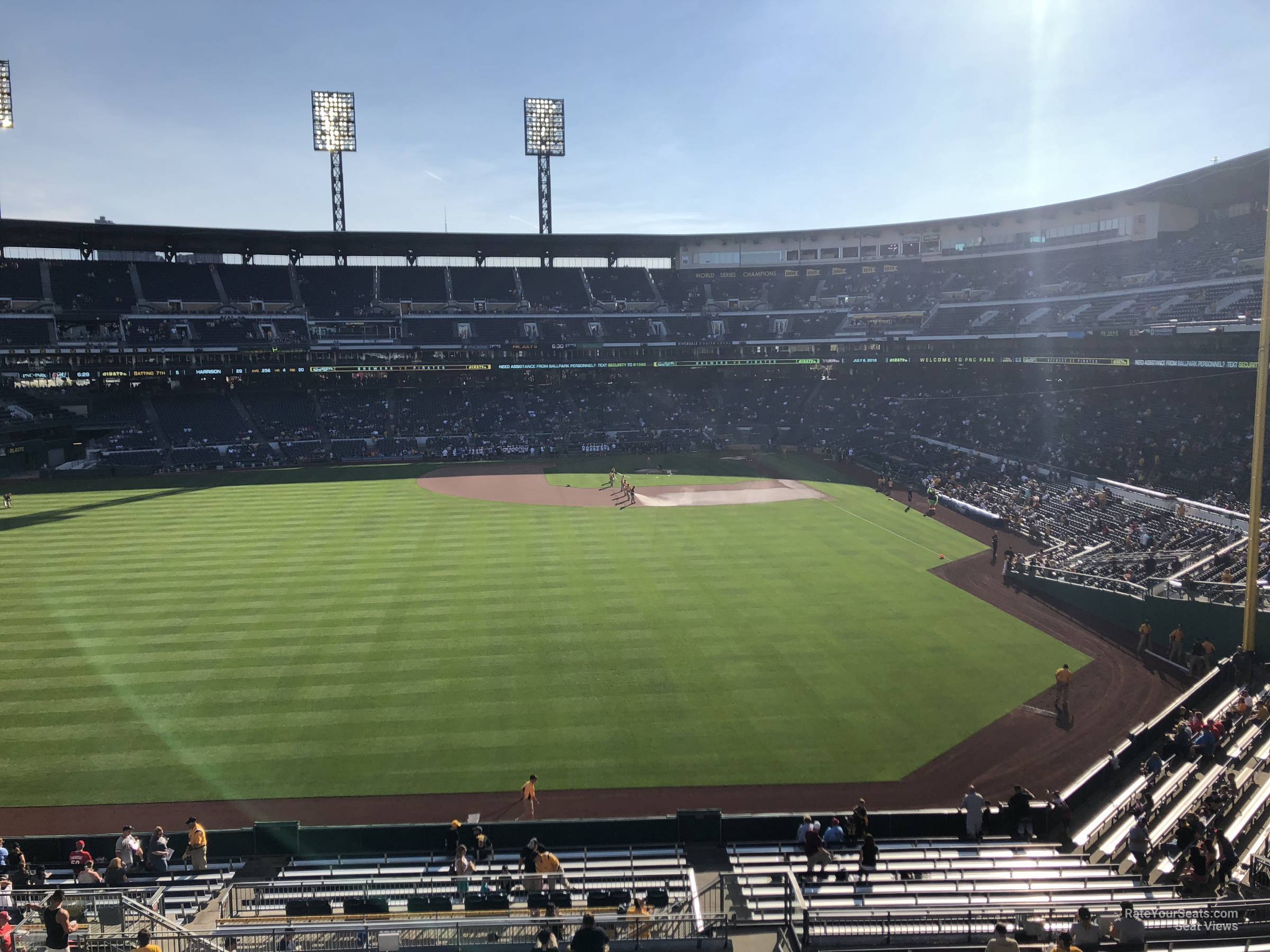 section 336, row c seat view  - pnc park